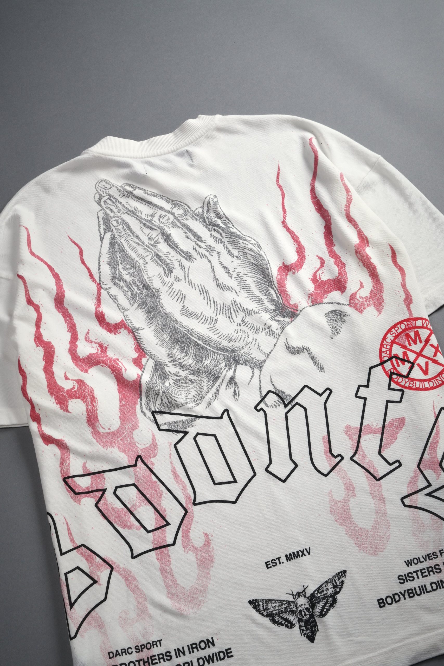 Our Sacrifice Premium Oversized Tee in Cream - Image 10