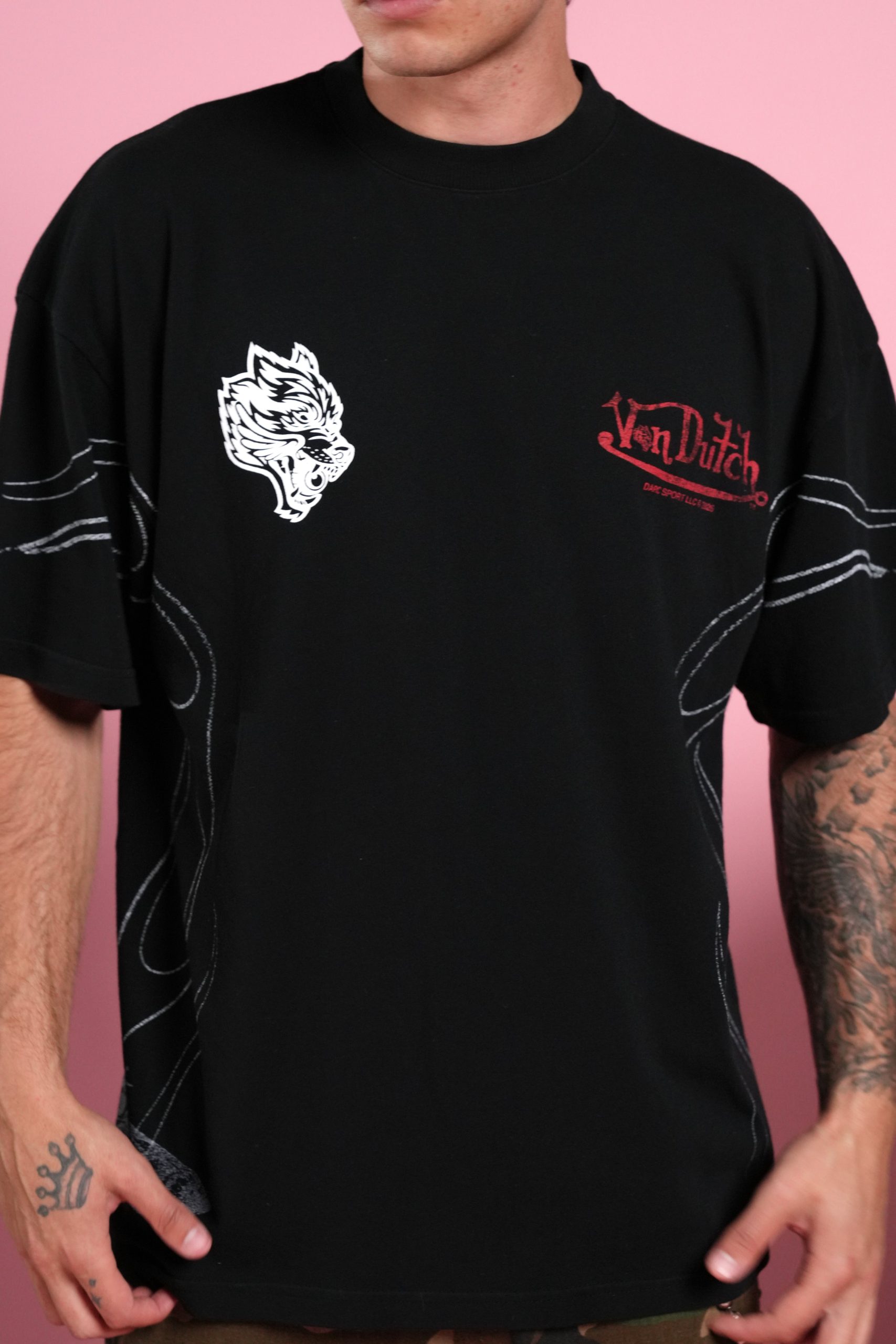 Darc Nocturne Side-By-Side Series Premium Tee in Black - Image 5