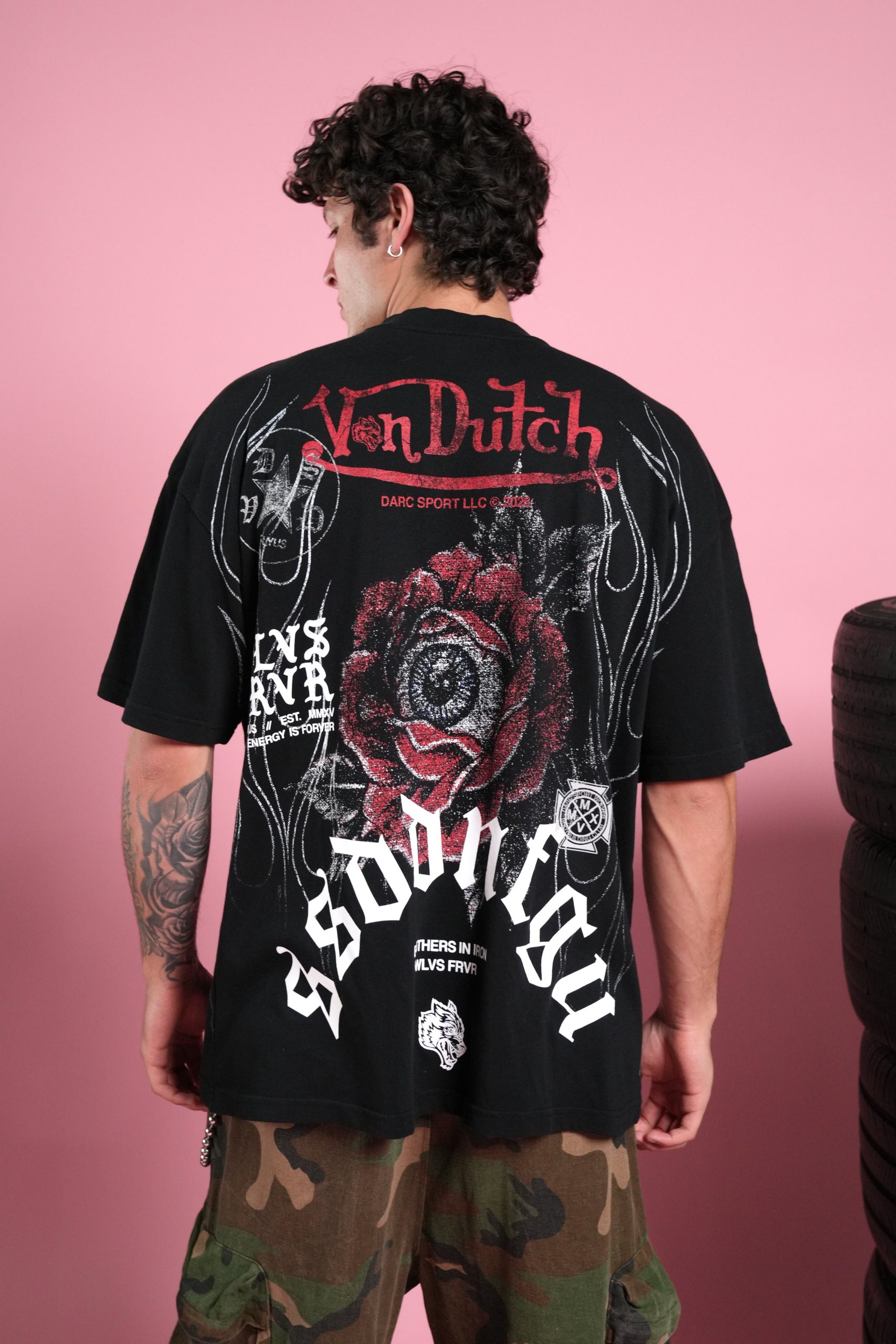 Darc Nocturne Side-By-Side Series Premium Tee in Black - Image 4
