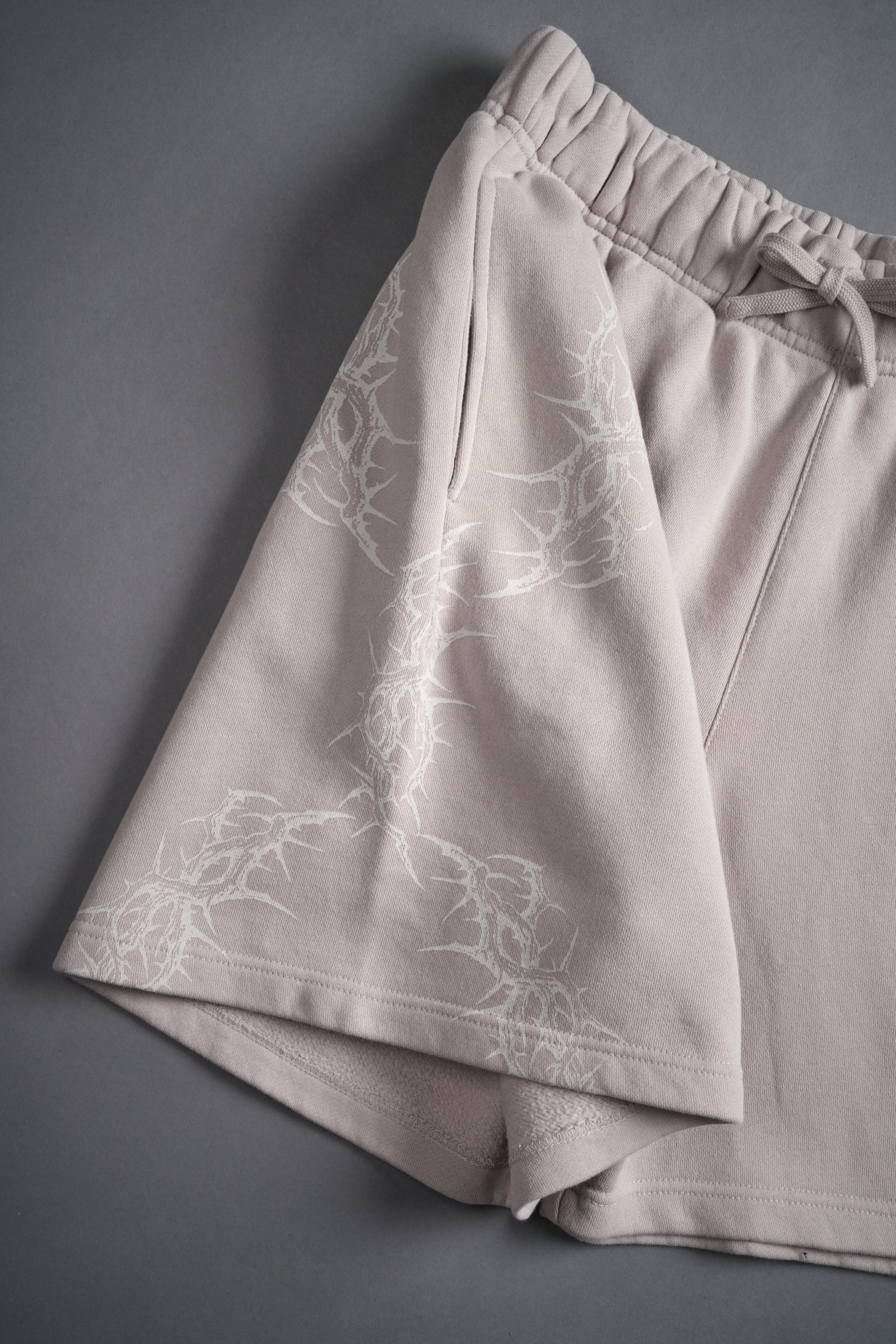Thorns Post Lounge Sweat Shorts in Clay - Image 9