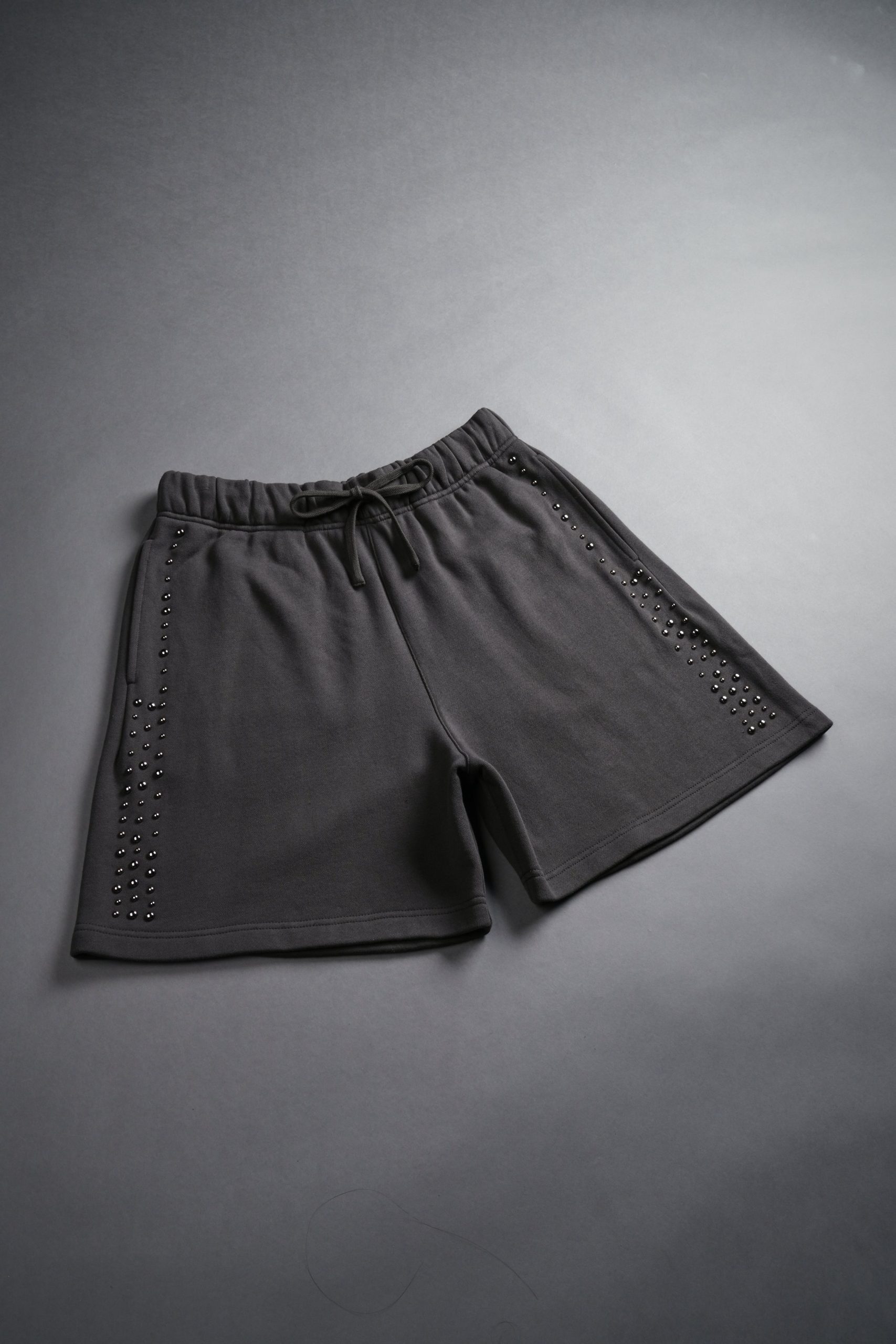 Stud Wolf Post Lounge Sweat Shorts in Wolf Gray - Image 6