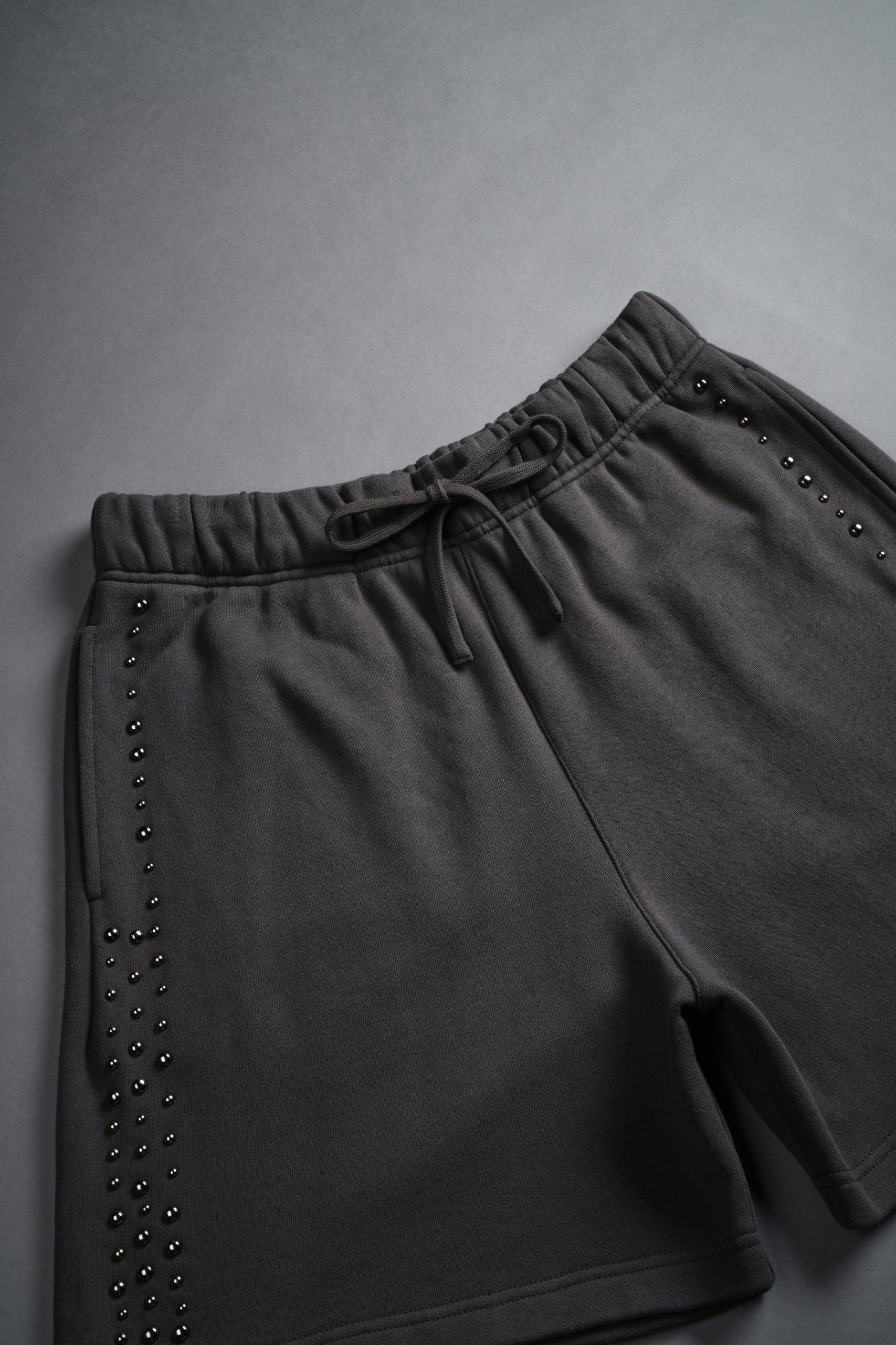 Stud Wolf Post Lounge Sweat Shorts in Wolf Gray - Image 7