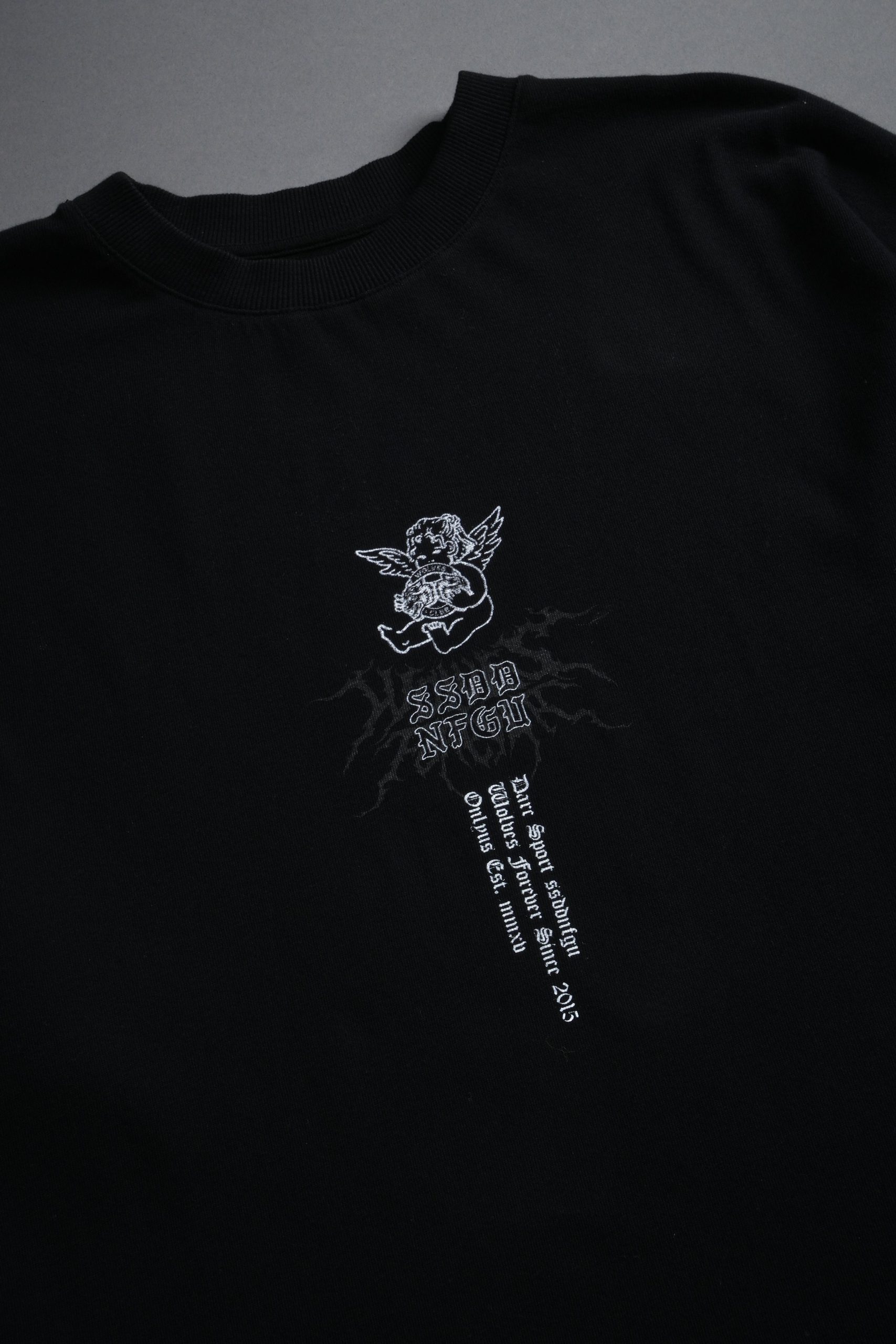 No Weapon Hesh Premium Oversized Tee in Black - Image 9