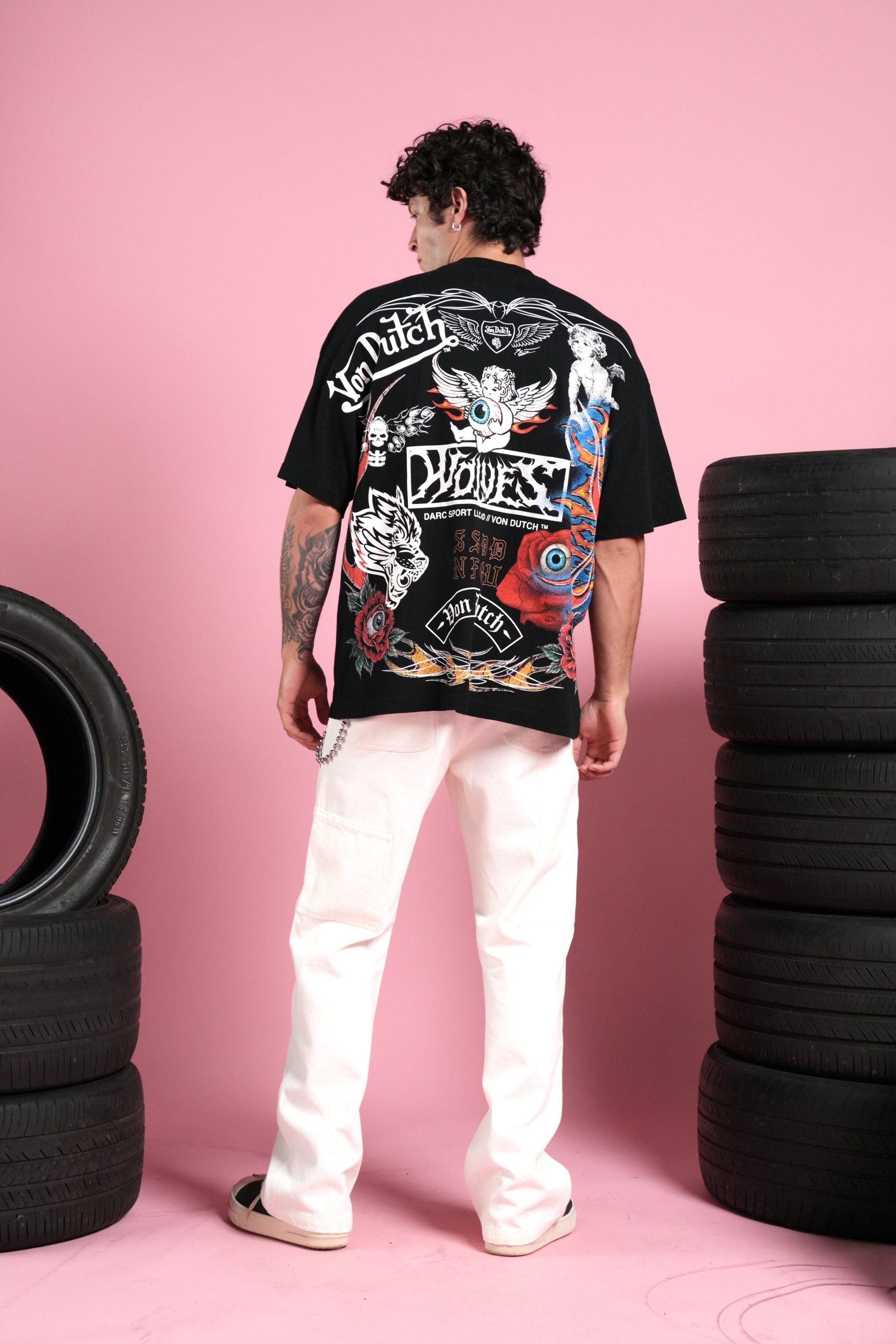 Kulture Klash Premium Oversized Tee in Black - Image 6