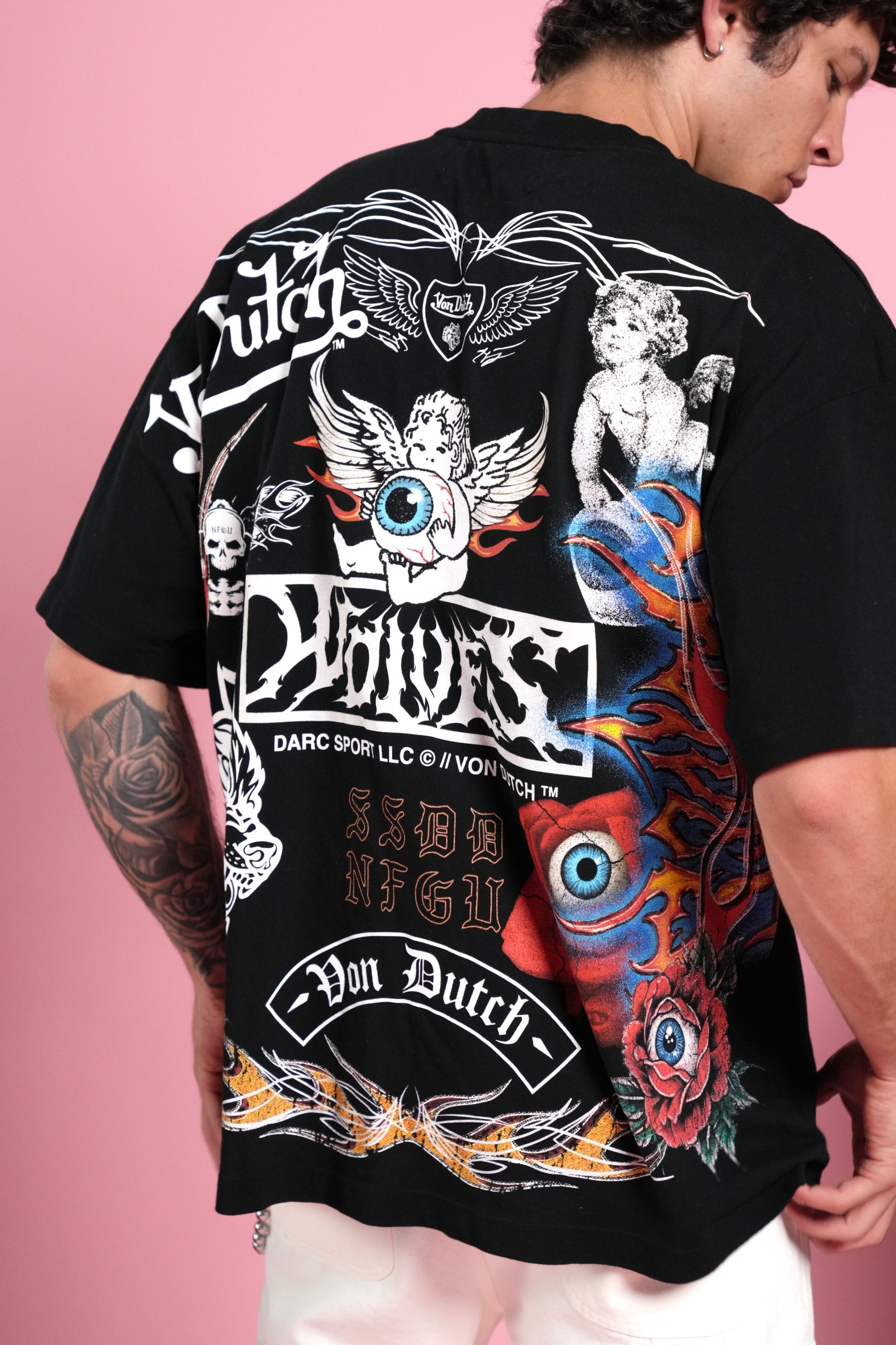 Kulture Klash Premium Oversized Tee in Black - Image 11