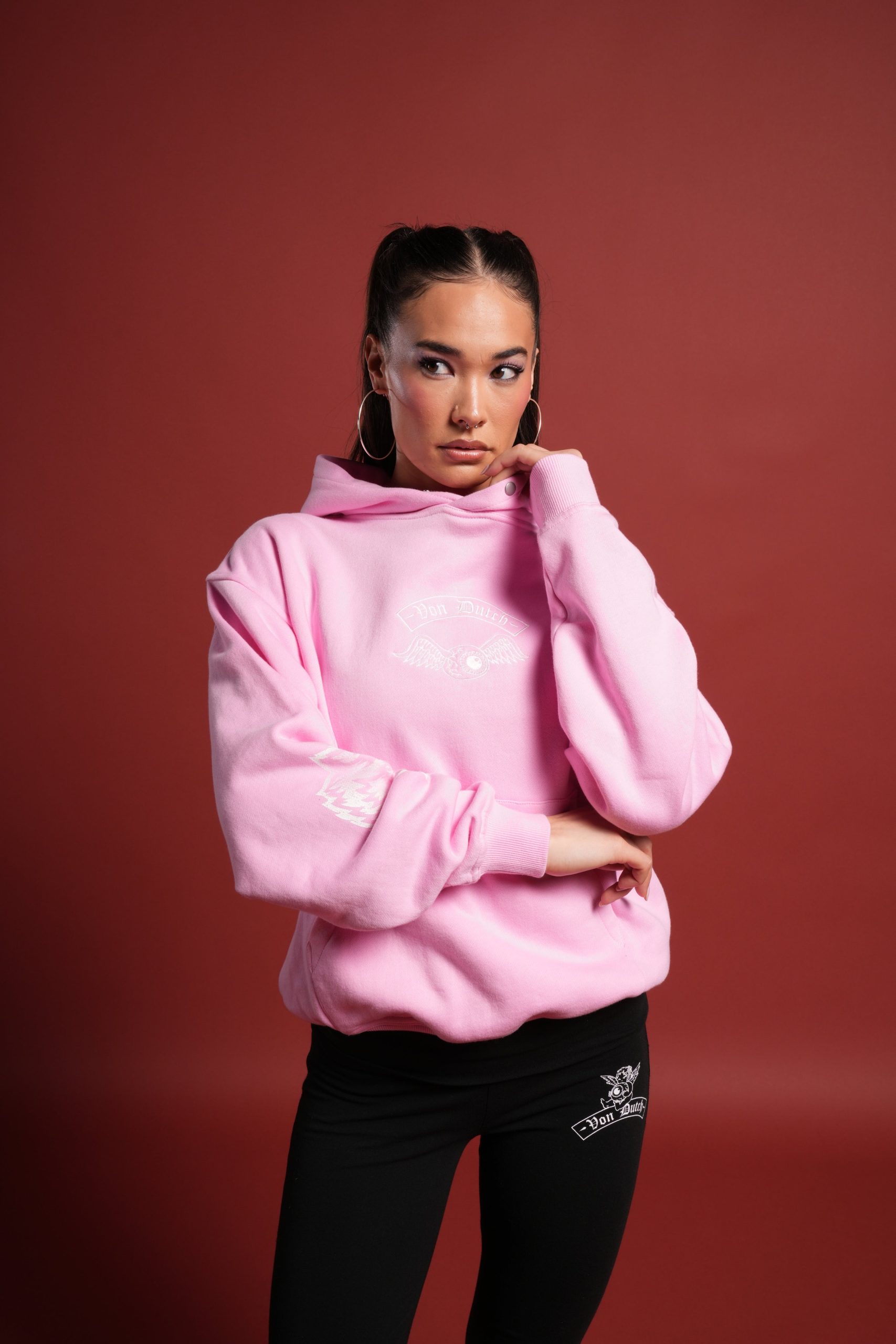 Y2Kulture Pierce Hoodie in Bubblegum