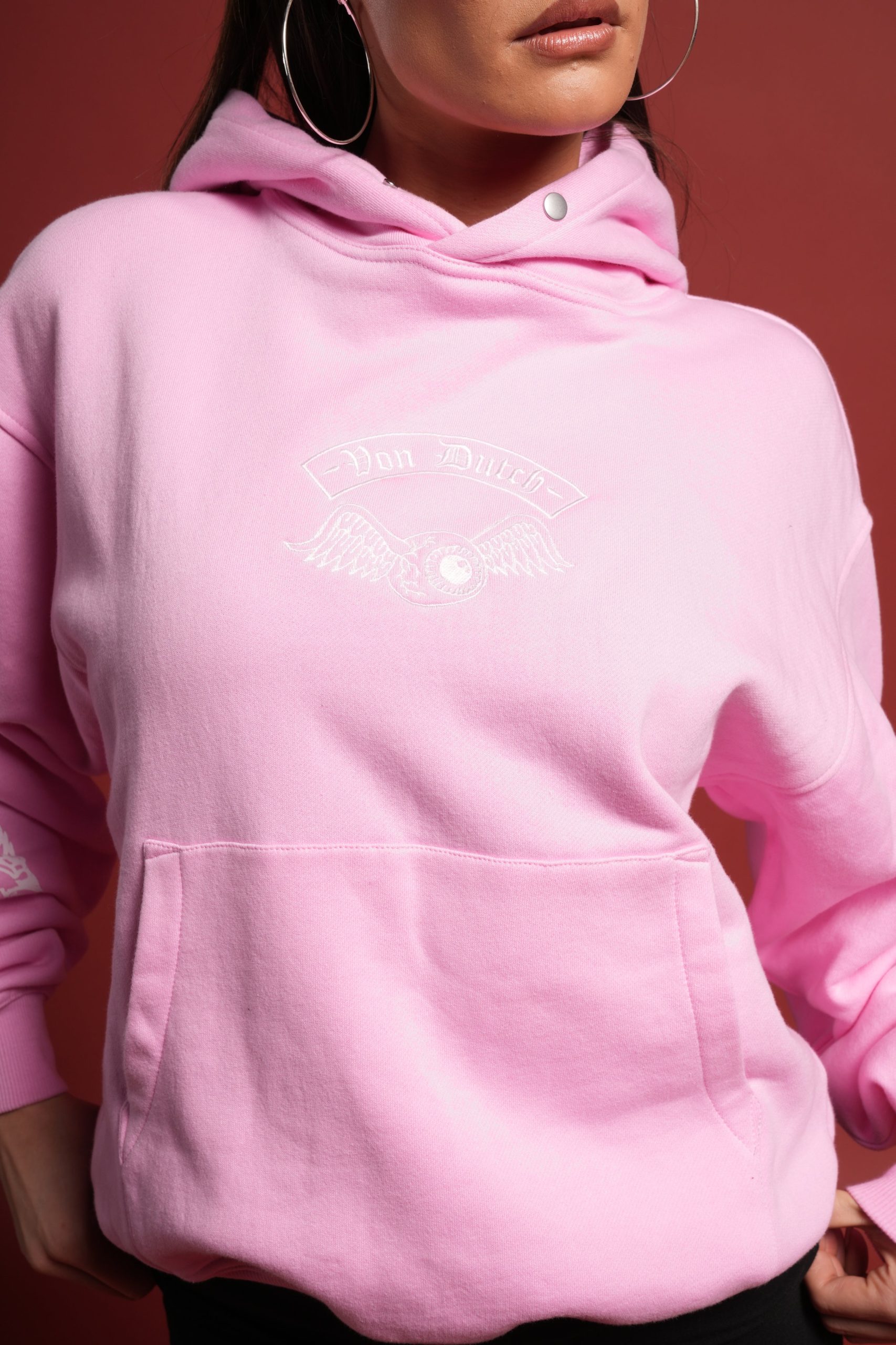 Y2Kulture Pierce Hoodie in Bubblegum - Image 5