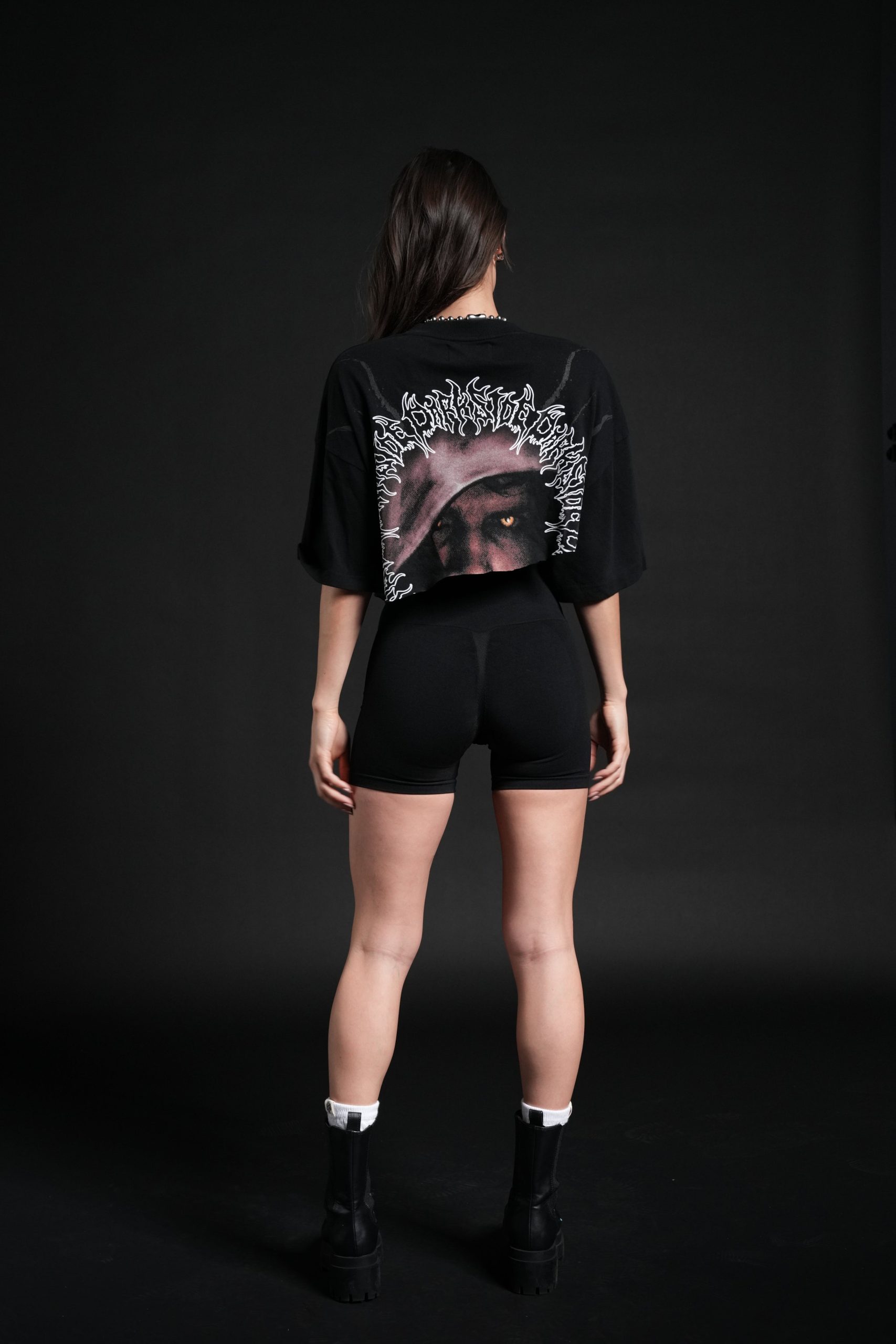 Dark Side Frvr Premium Oversized Tee in Black - Image 12