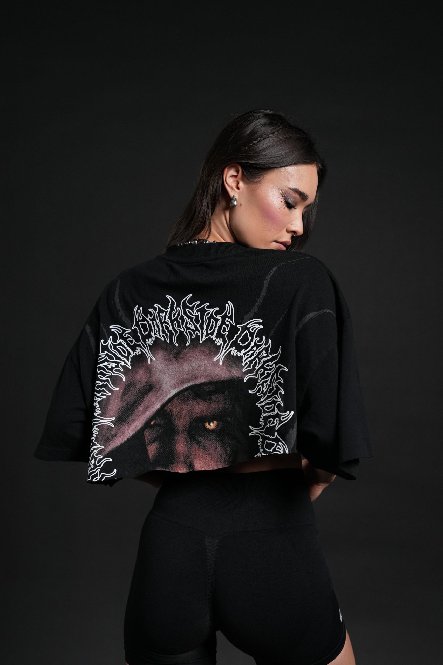 Dark Side Frvr Premium Oversized Tee in Black - Image 10