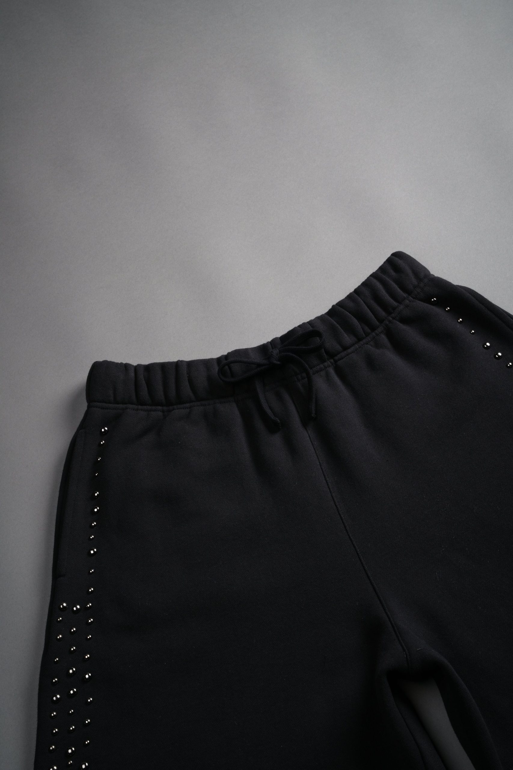 Stud Wolf Post Lounge Sweat Shorts in Black - Image 7