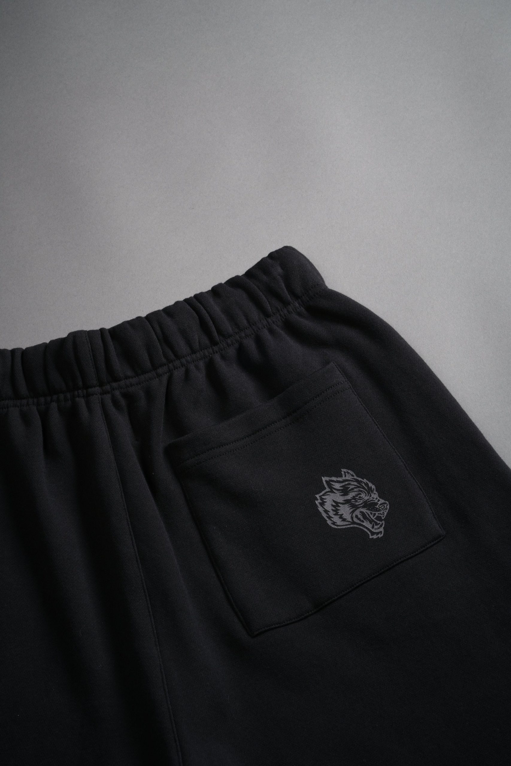 Stud Wolf Post Lounge Sweat Shorts in Black - Image 8