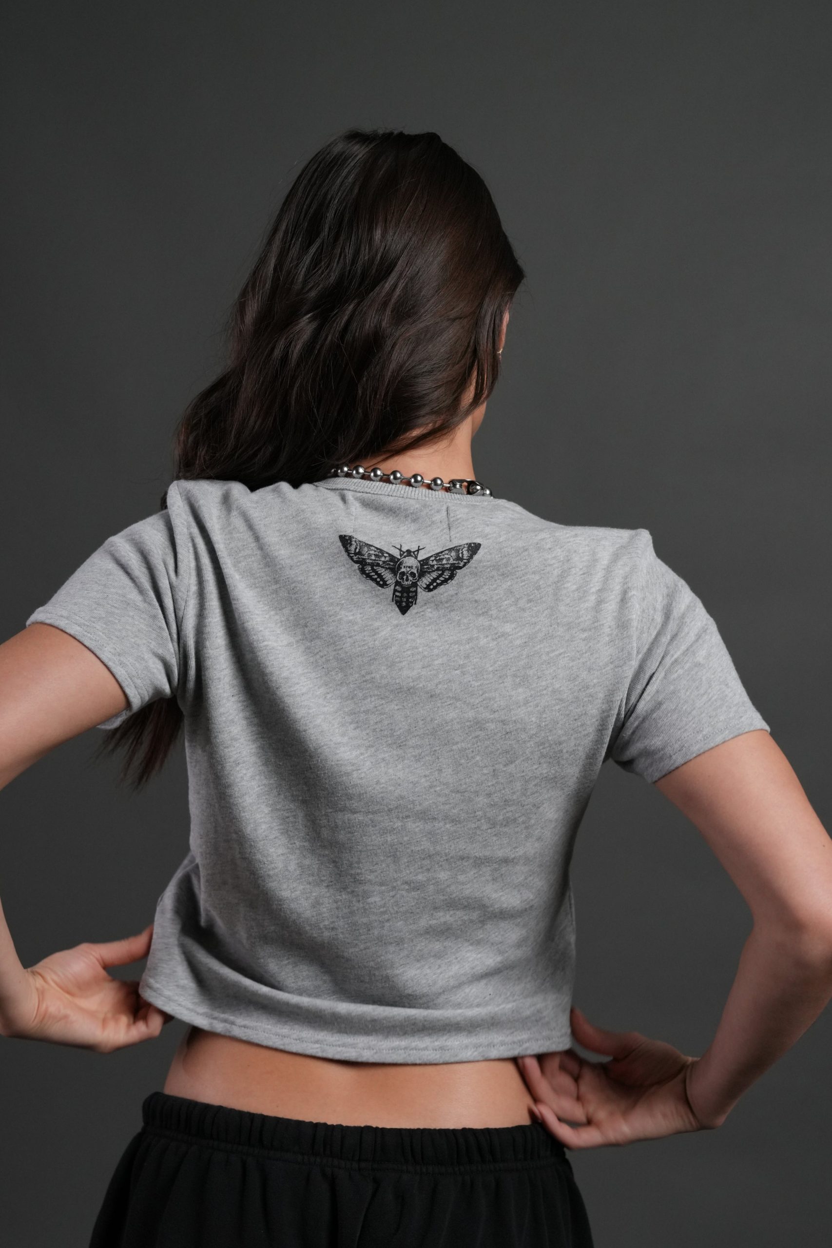 Powerhouse of the Cherub Timeless Tee in Light Athletic Gray - Image 2