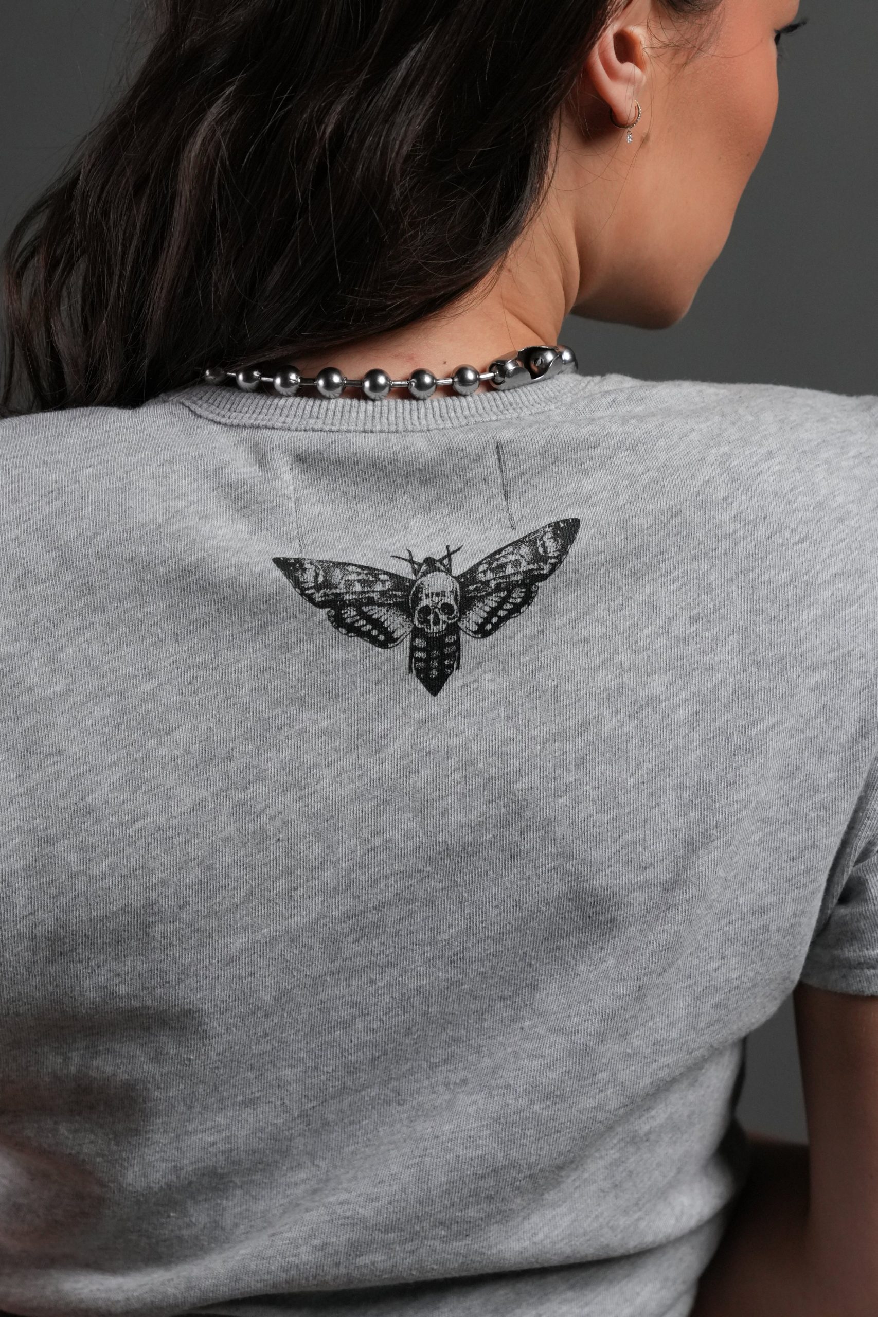 Powerhouse of the Cherub Timeless Tee in Light Athletic Gray - Image 4