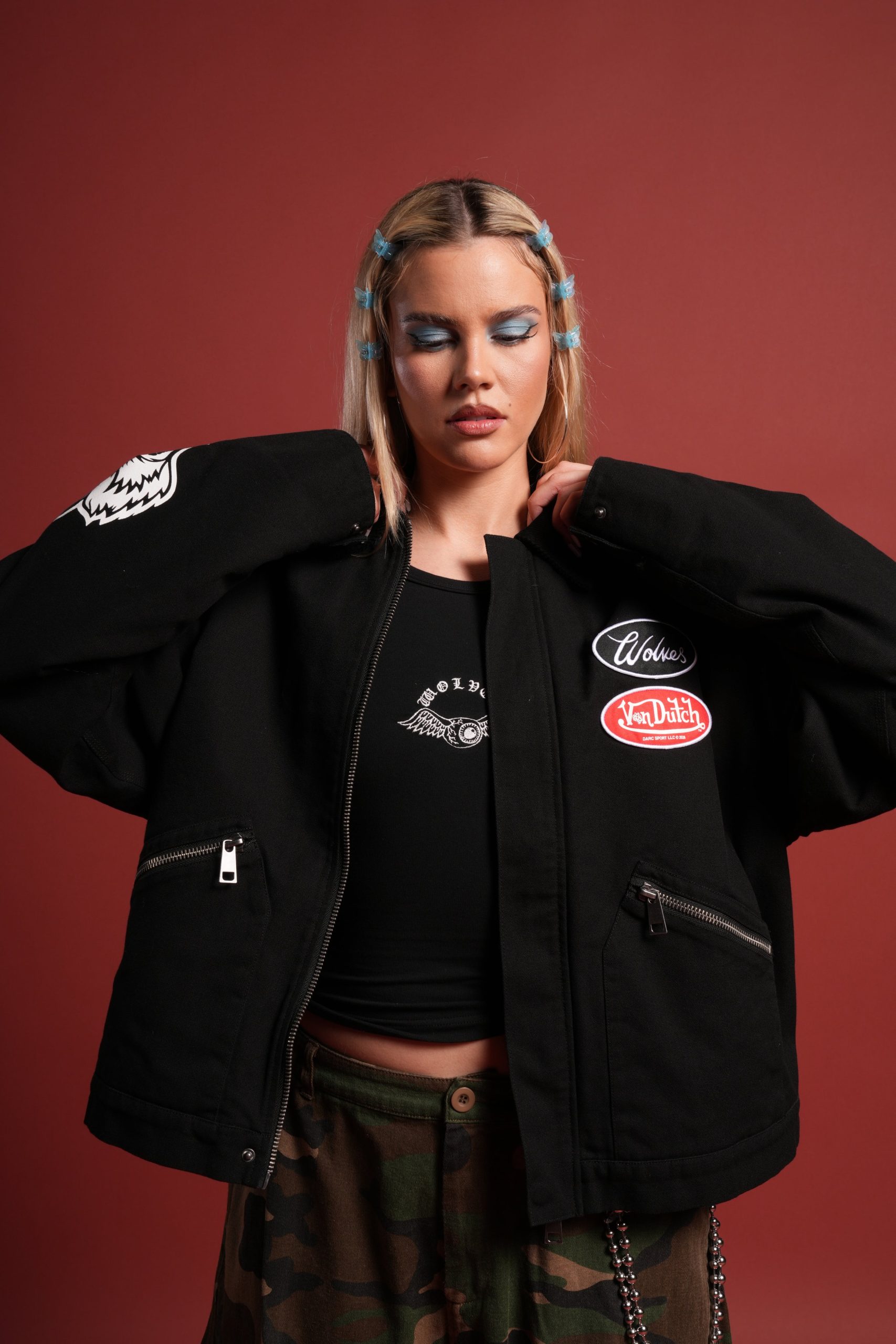 Rebel Heritage Earl Jacket in Black - Image 14
