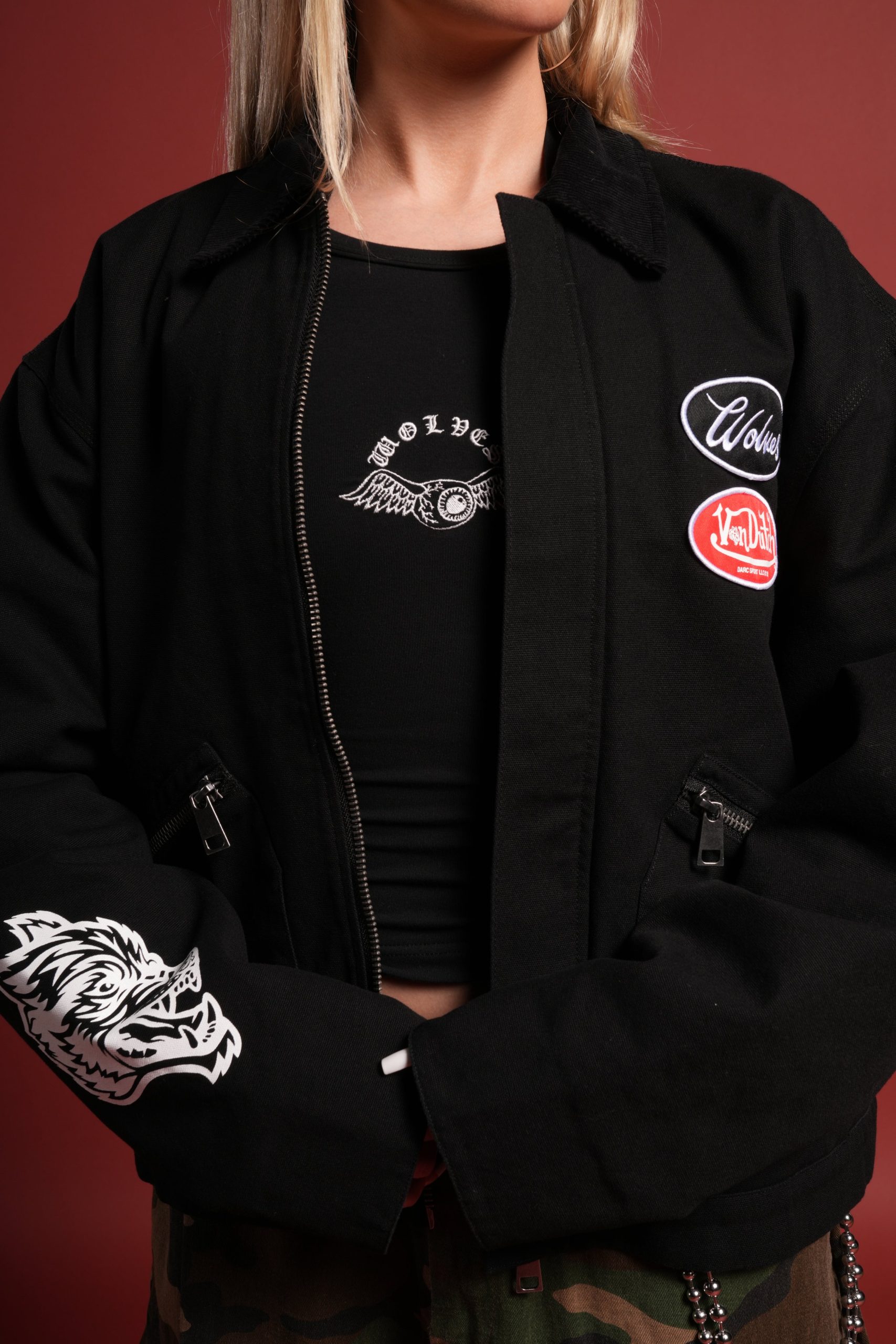 Rebel Heritage Earl Jacket in Black - Image 18
