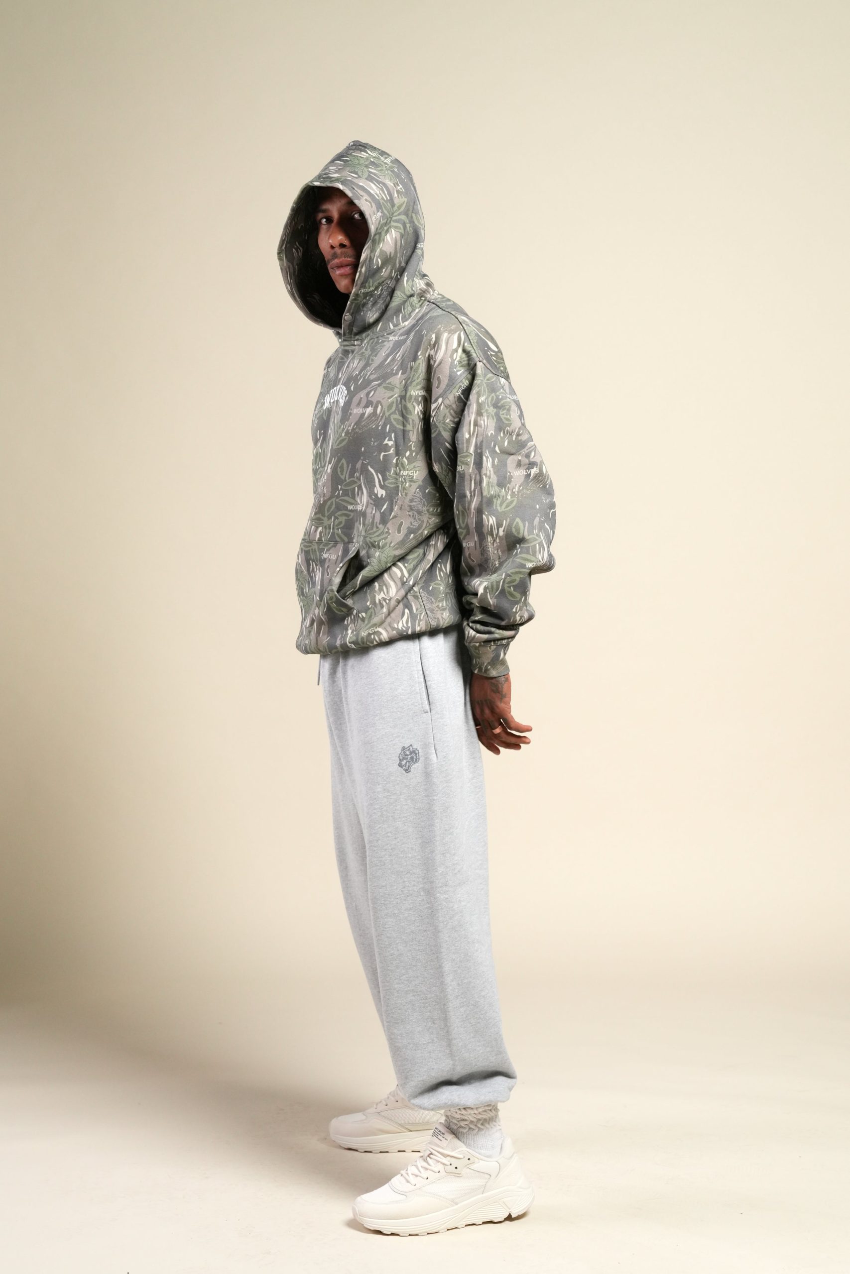 Loyalty Forever Pierce Hoodie in Norse Camo - Image 4
