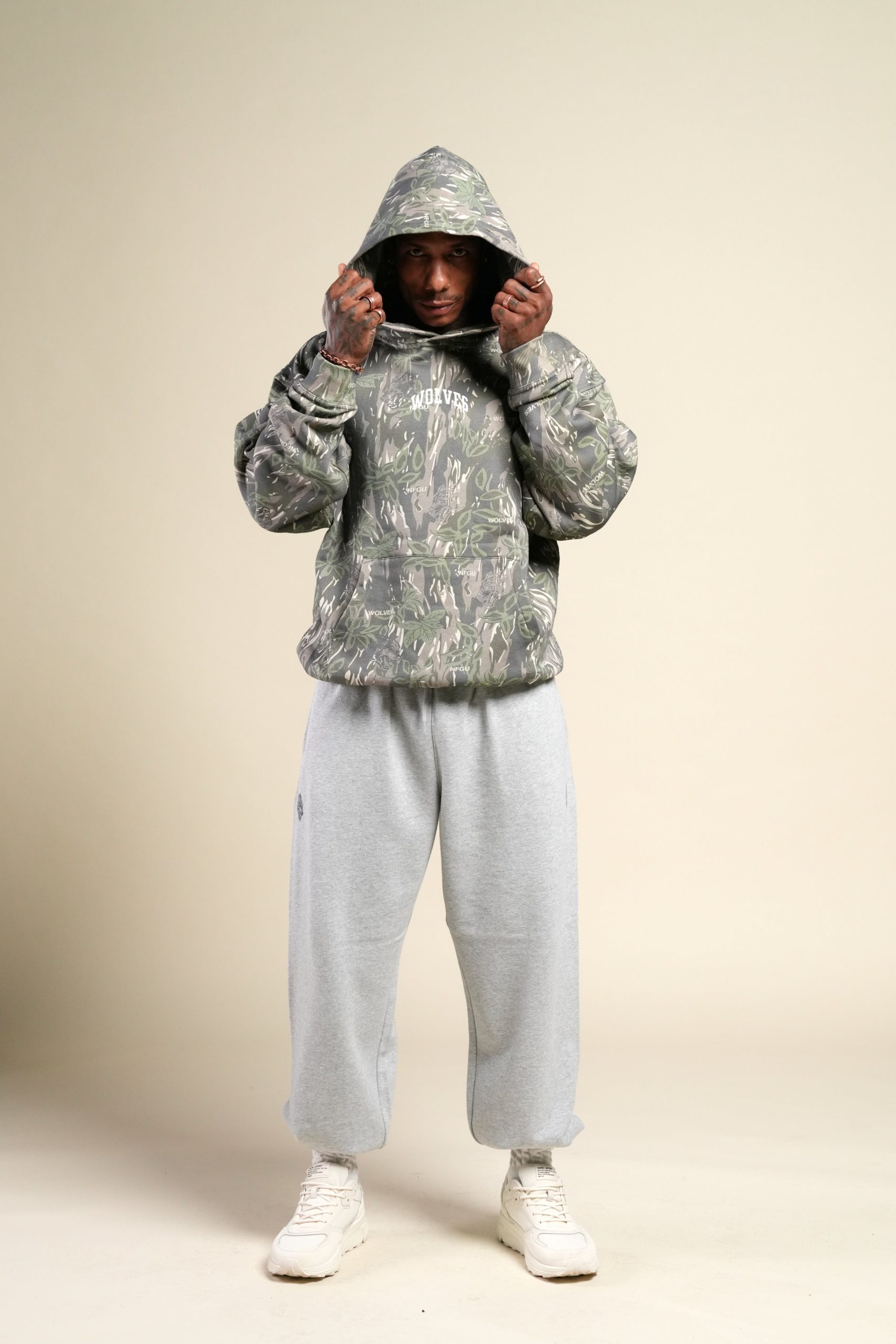 Loyalty Forever Pierce Hoodie in Norse Camo - Image 5