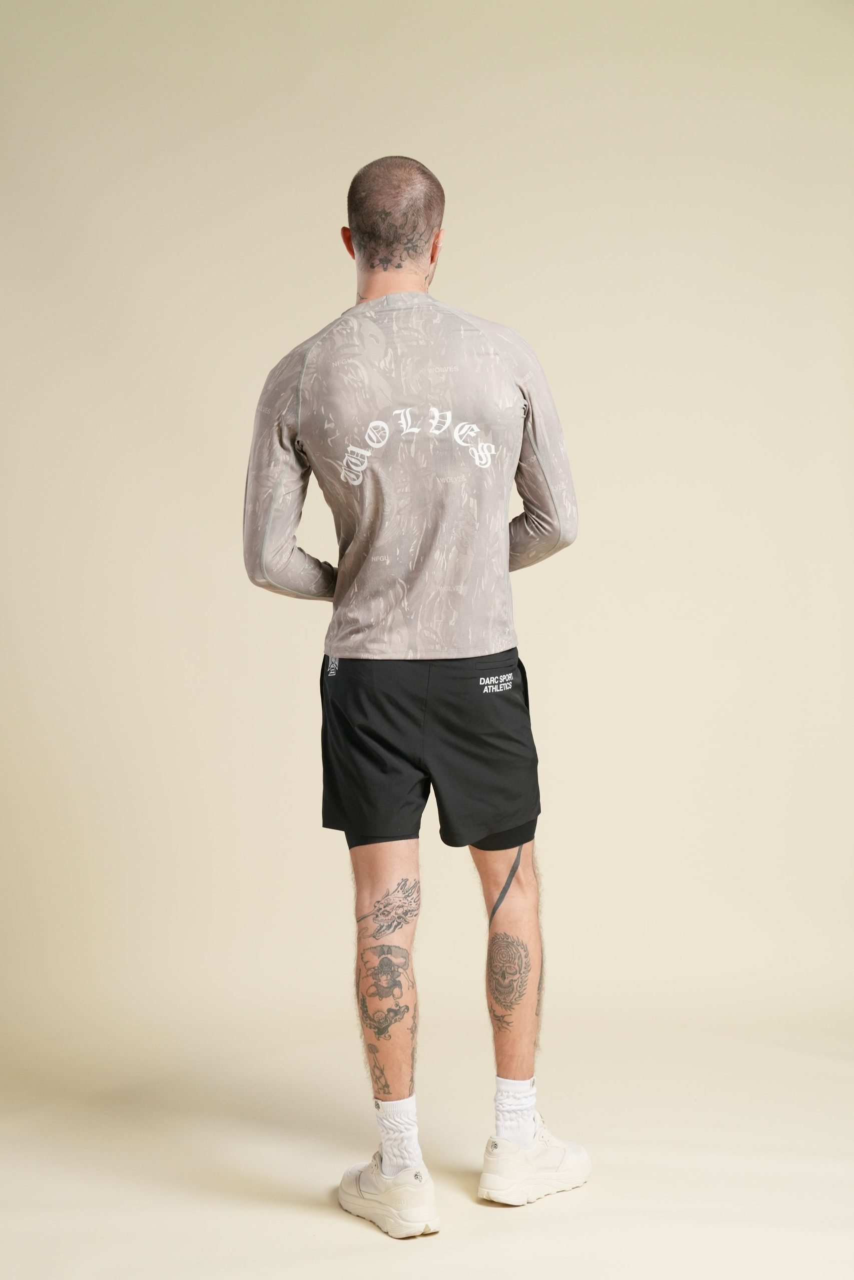 Dual Core Compression Shorts in Black - Image 8