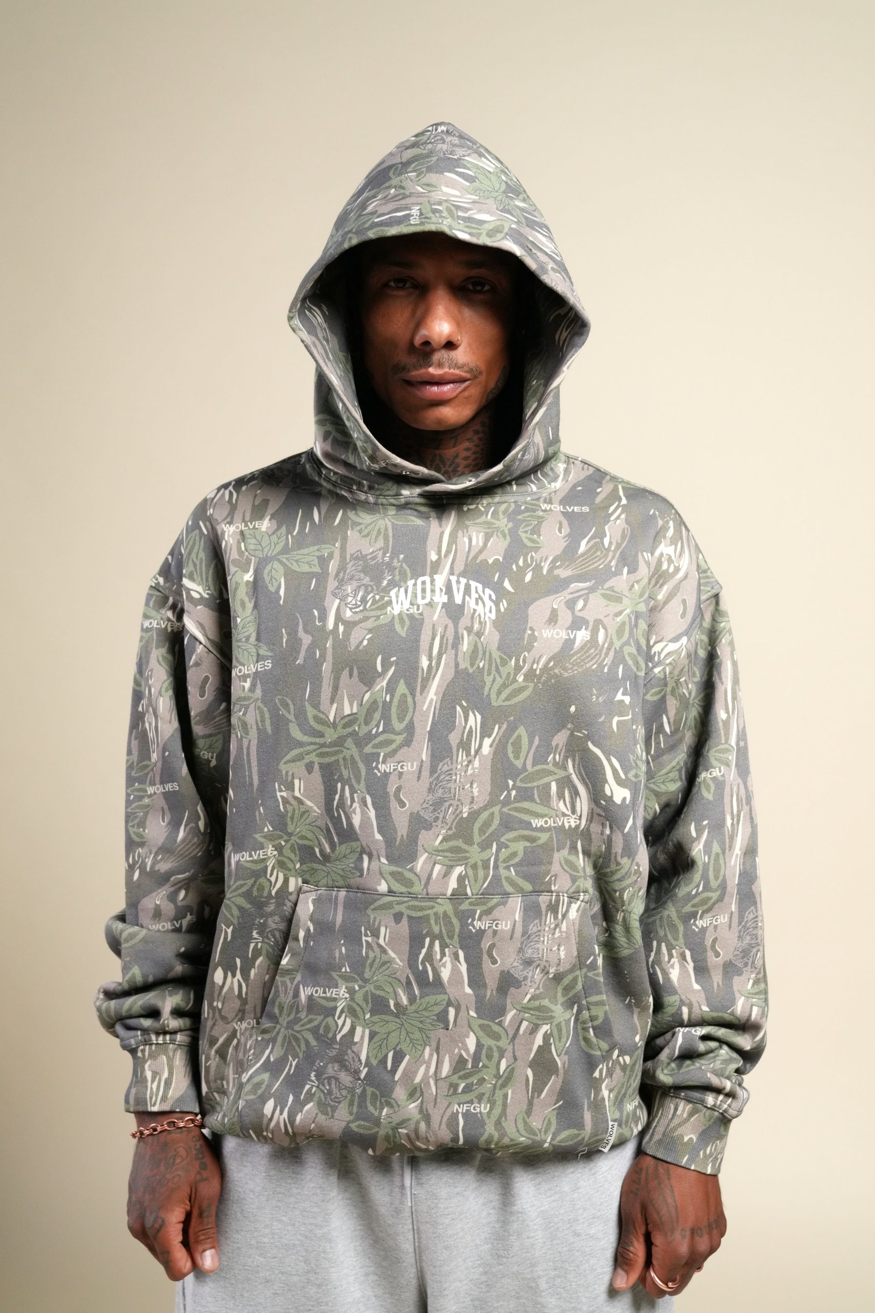 Loyalty Forever Pierce Hoodie in Norse Camo
