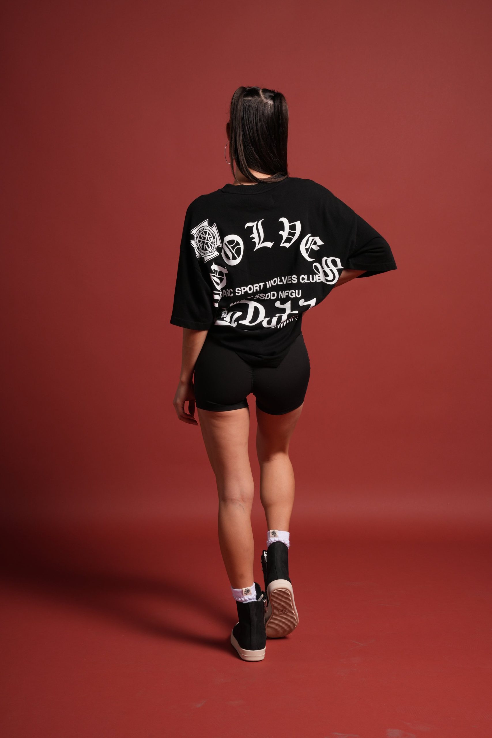 DSVD Heritage Unisex Premium Oversized Tee in Black - Image 12