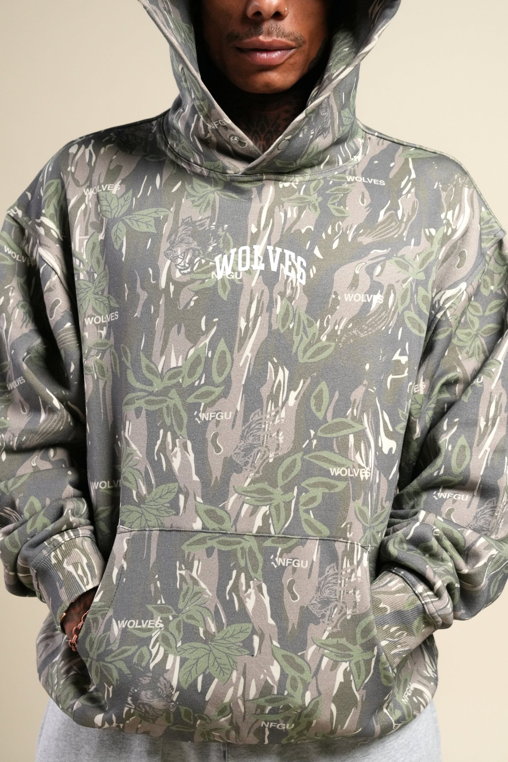 Loyalty Forever Pierce Hoodie in Norse Camo - Image 9