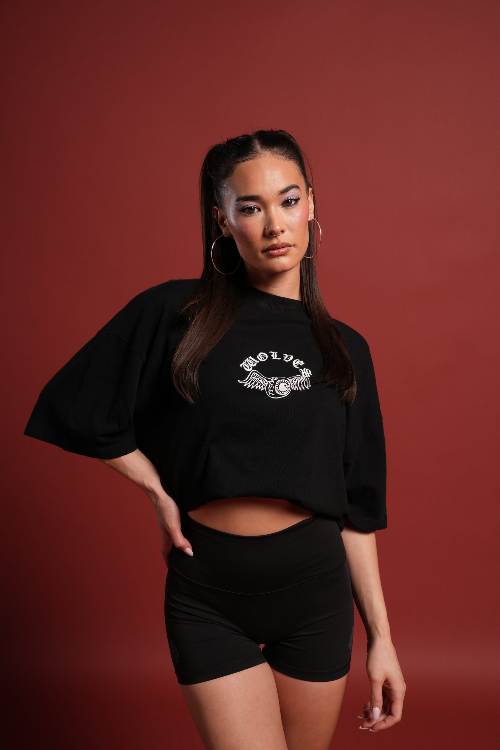 DSVD Heritage Unisex Premium Oversized Tee in Black - Image 9