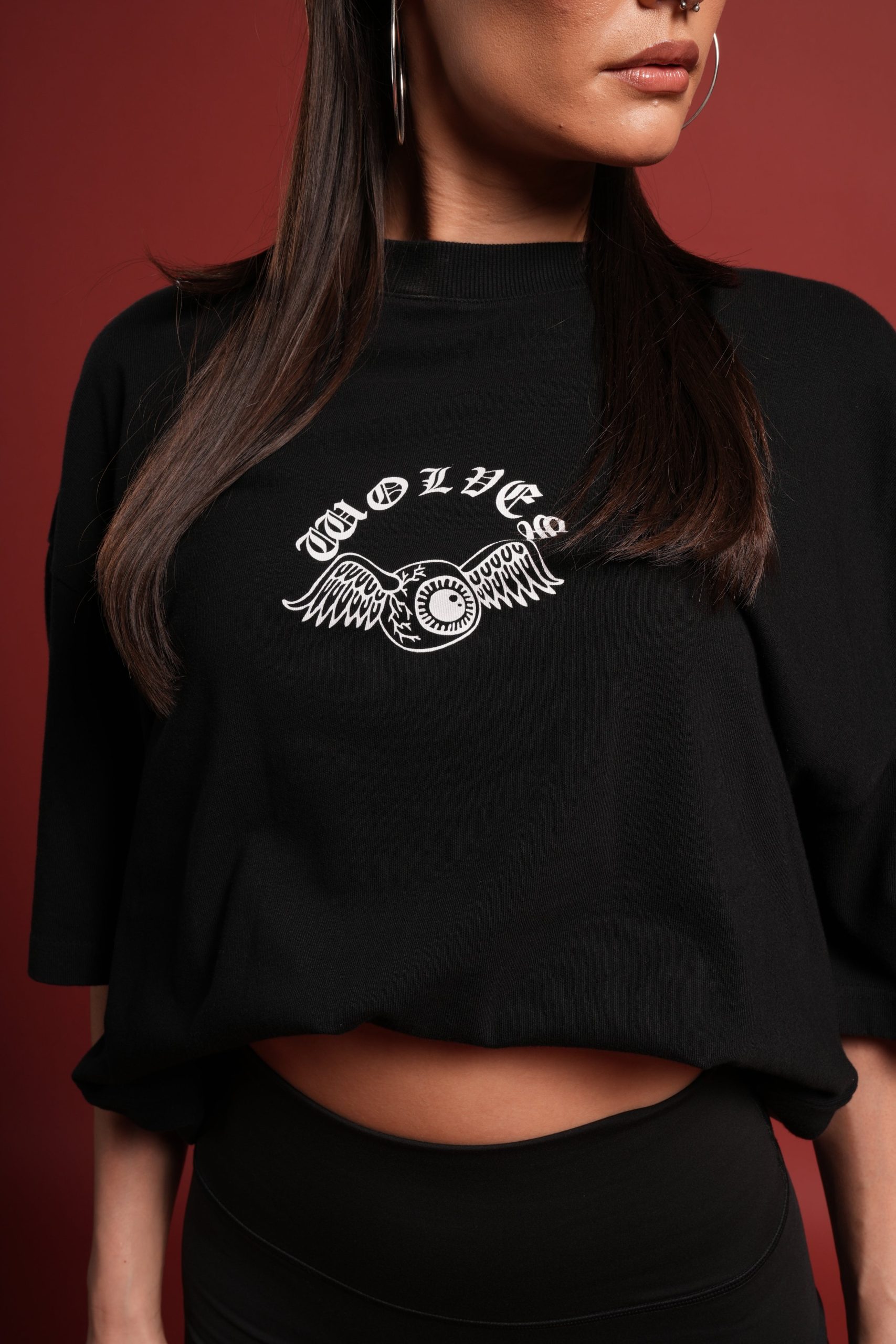 DSVD Heritage Unisex Premium Oversized Tee in Black - Image 13