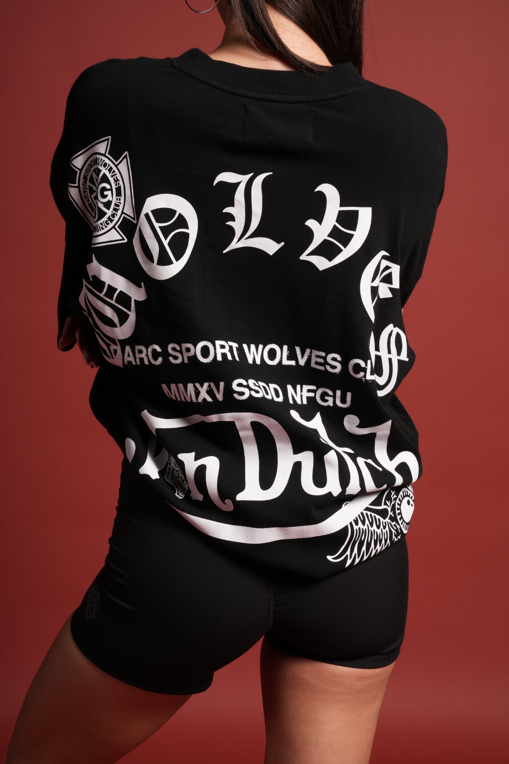 DSVD Heritage Unisex Premium Oversized Tee in Black - Image 14