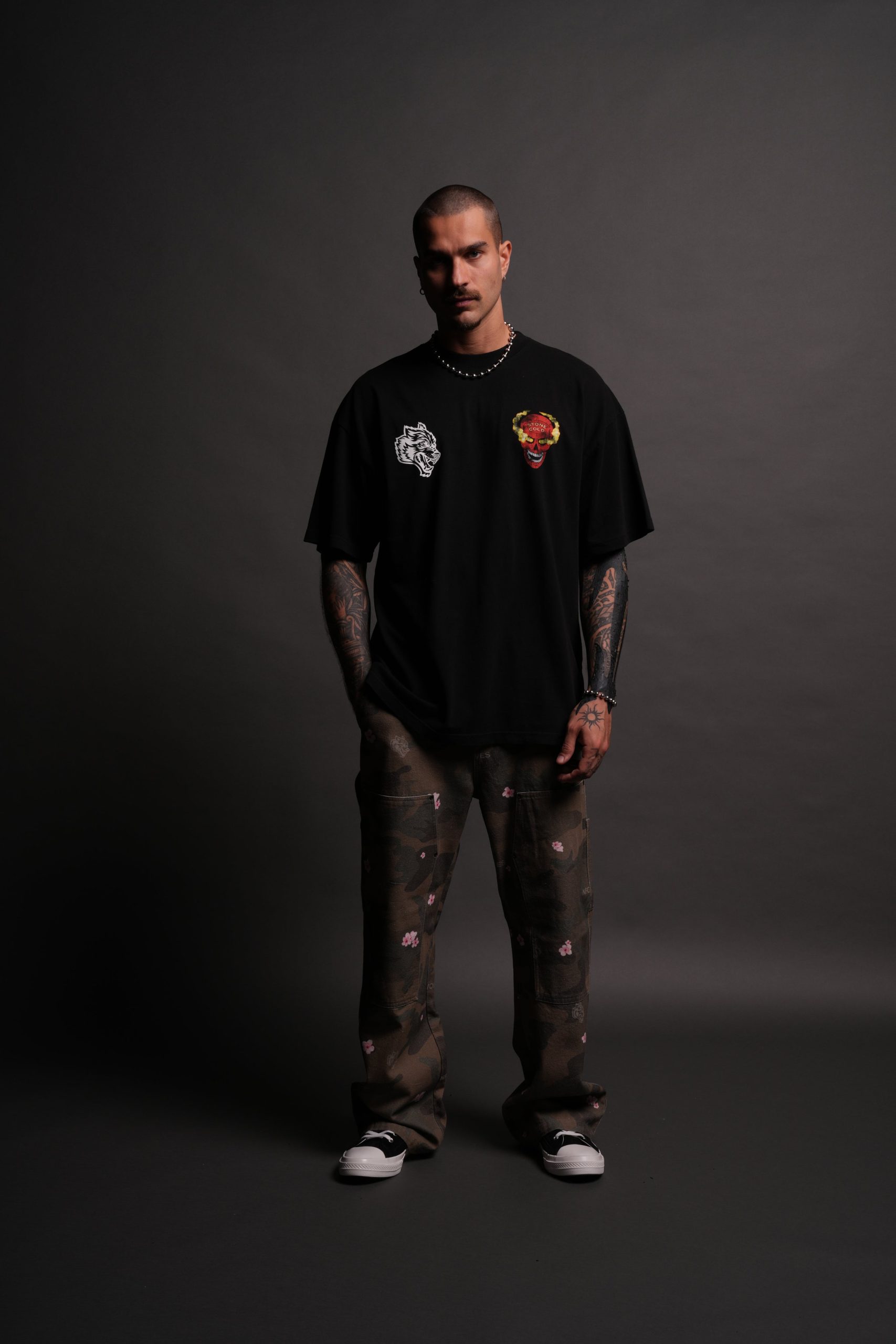 Stone Cold Premium Oversized Tee in Black - Image 6