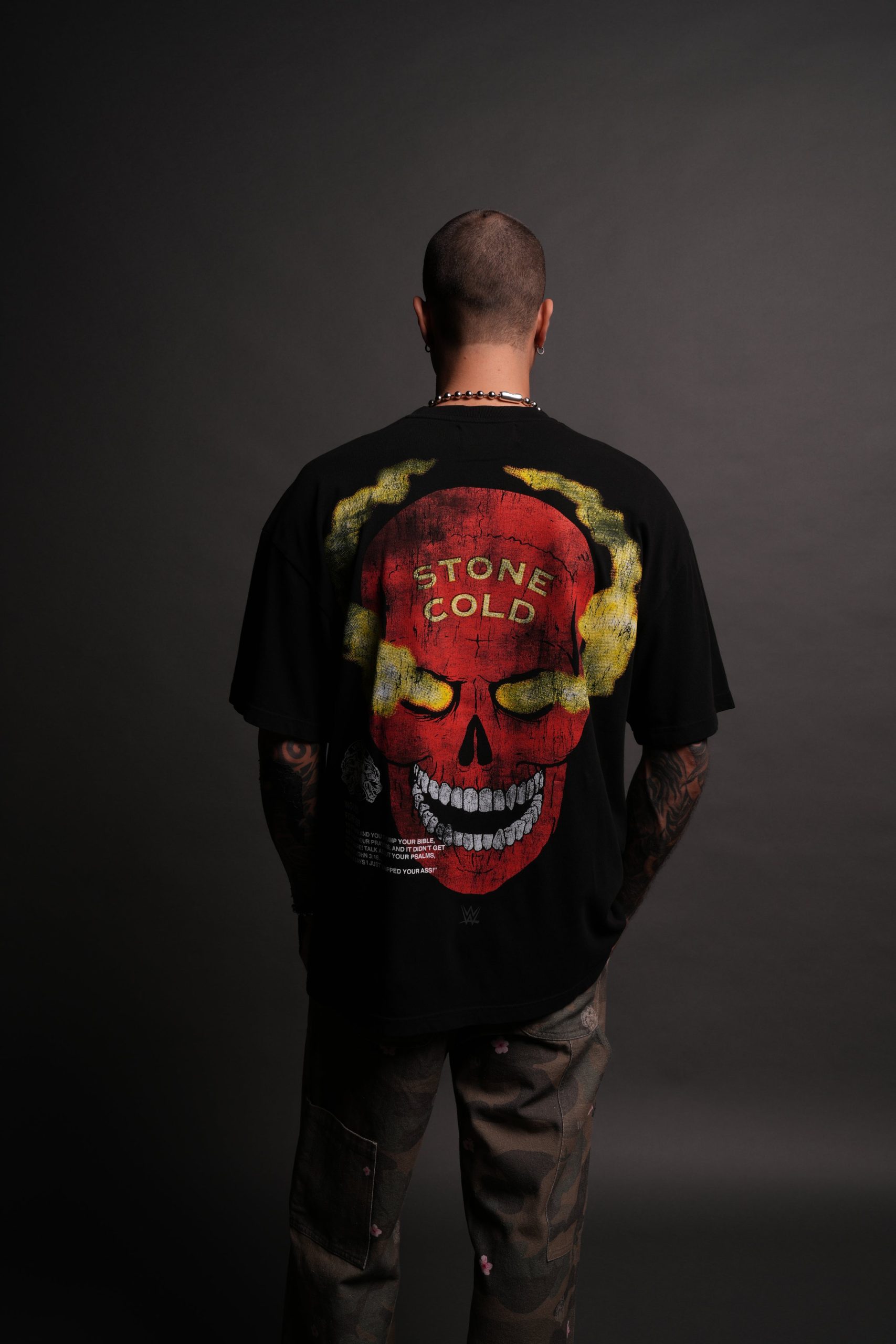 Stone Cold Premium Oversized Tee in Black - Image 4