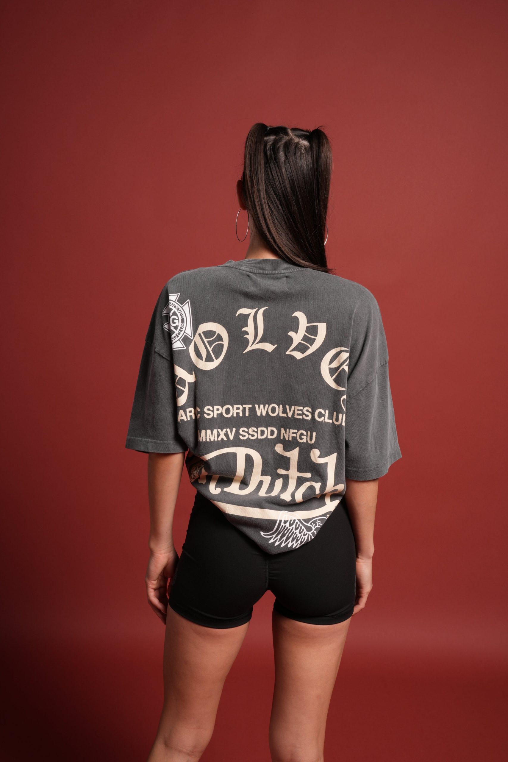 DSVD Heritage Unisex Premium Oversized Tee in Wolf Gray - Image 10