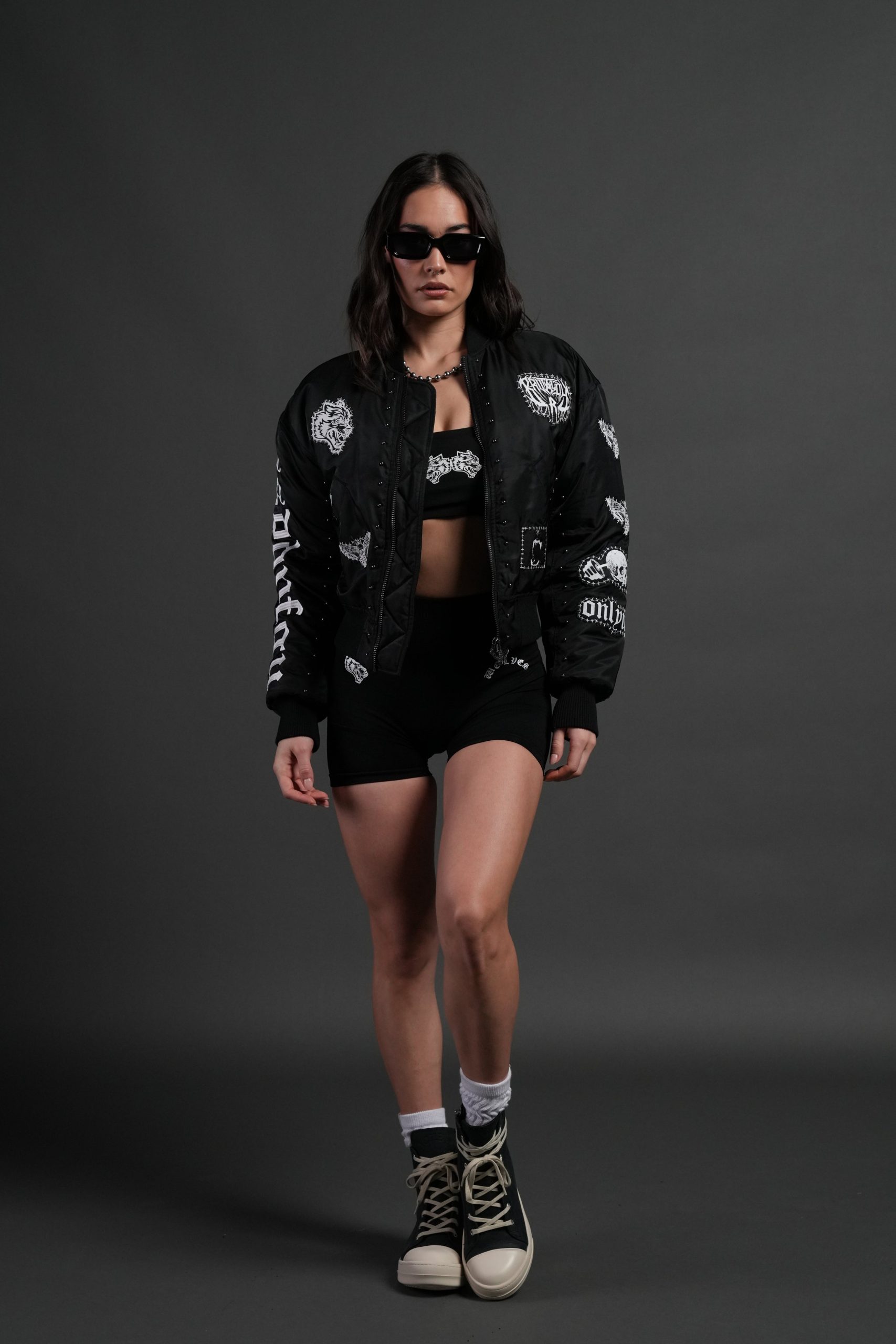 Give it Your All Trin Bomber in Black - Image 3