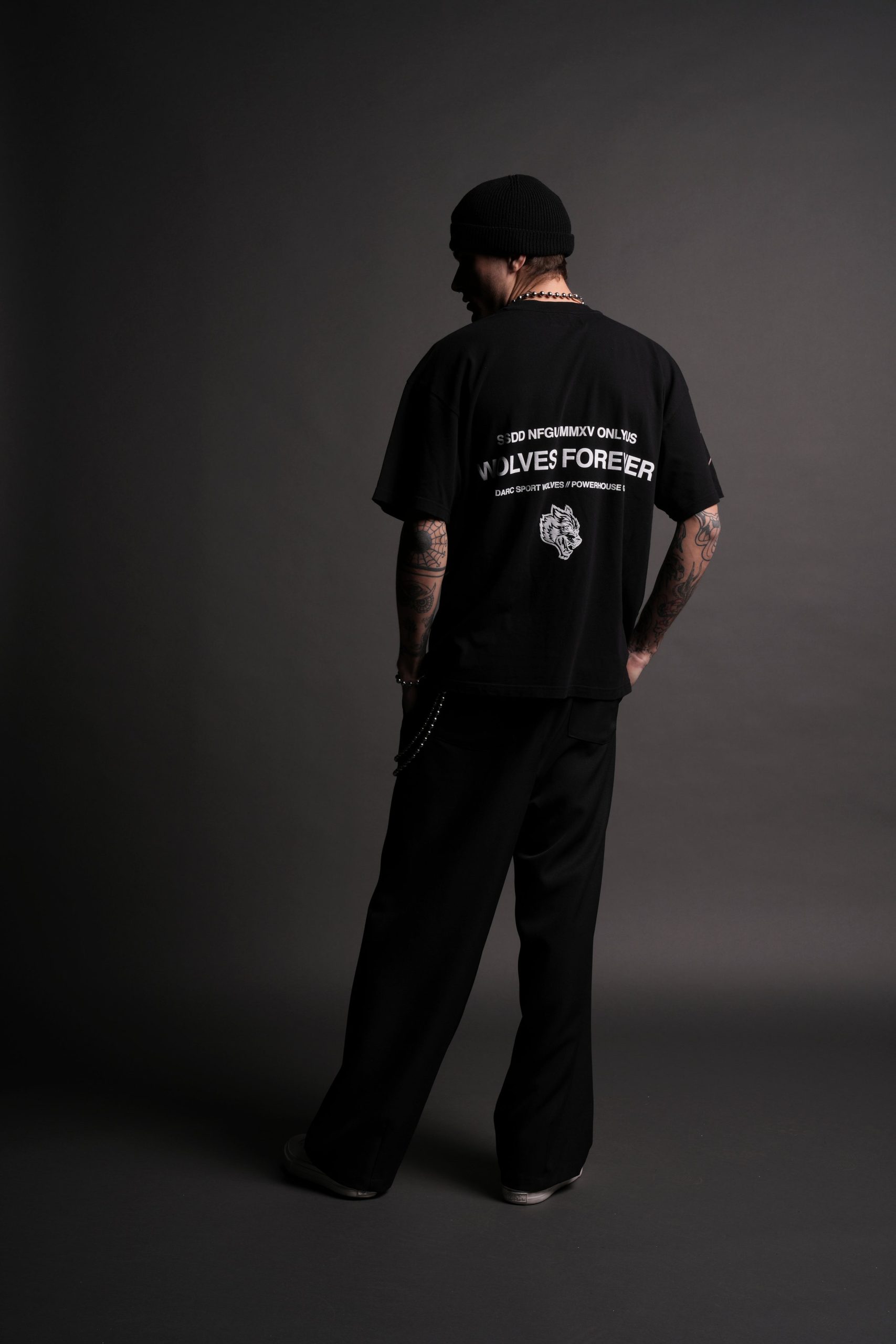 Light Your Fire Premium Oversized Tee in Black - Image 5