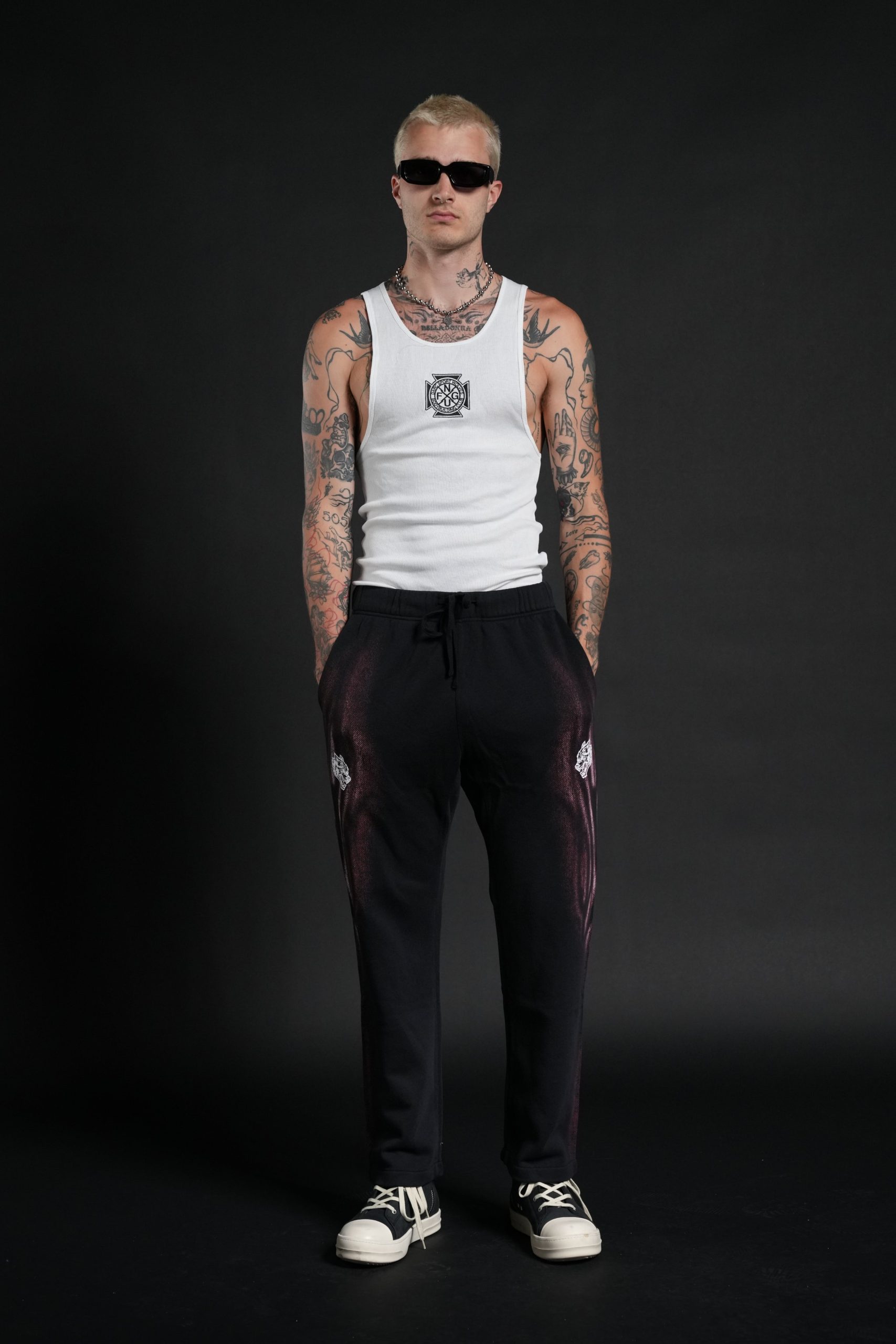 Dark Flame Bigelow Sweat Pants in Black - Image 6