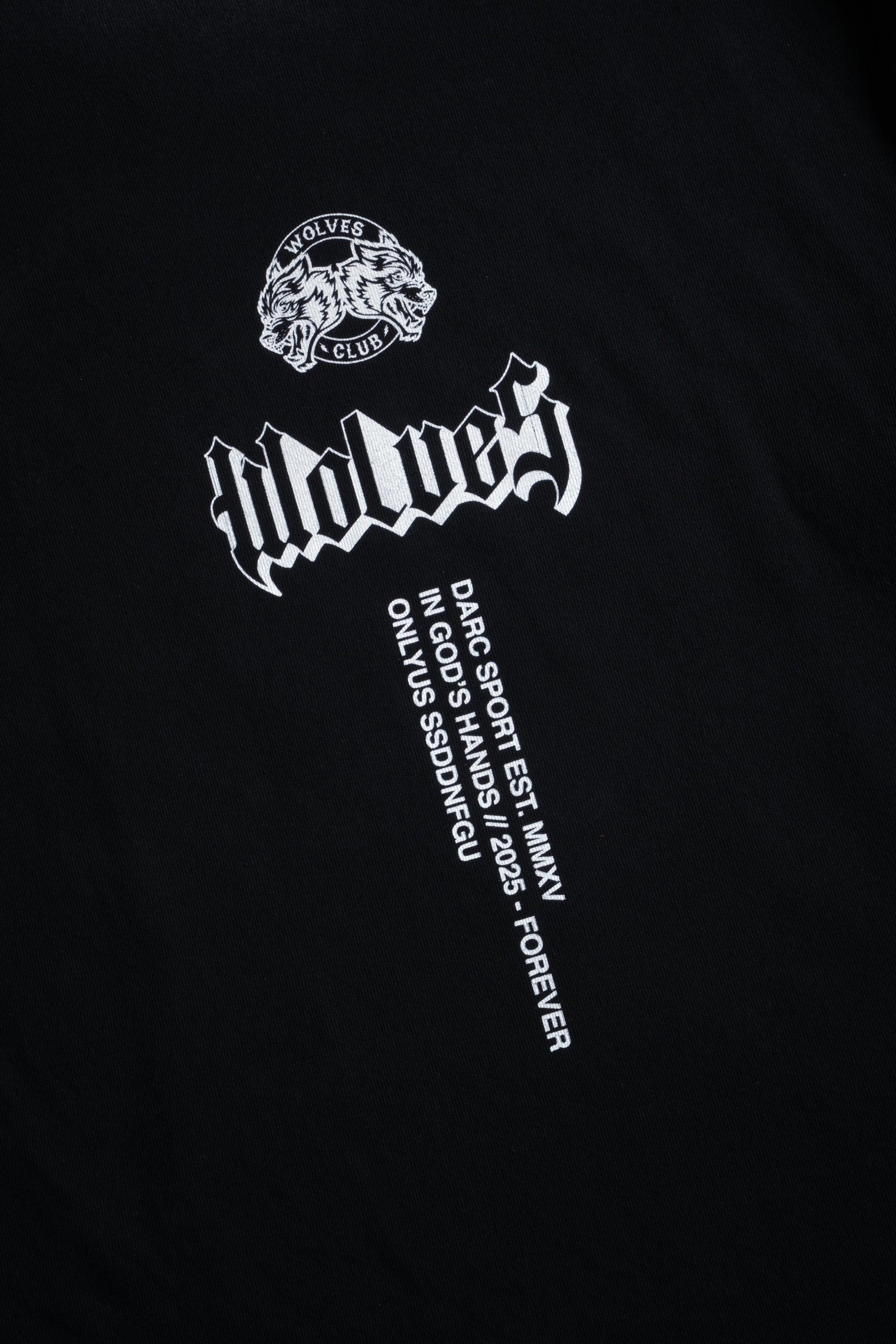In God's Hands Premium Oversized Tee in Black Drift Wash - Image 7