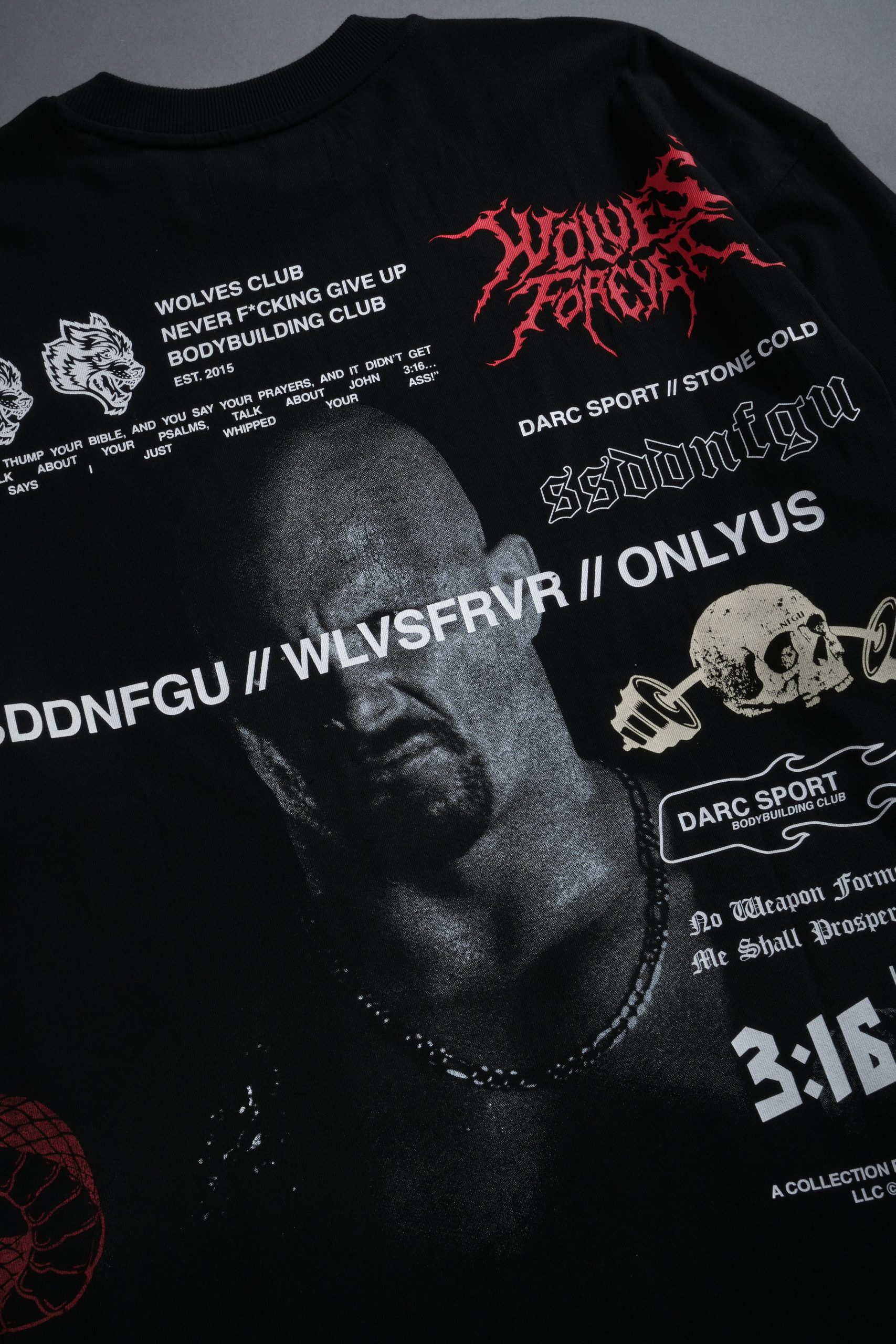 Stone Cold Law Premium Oversized Tee in Black - Image 17