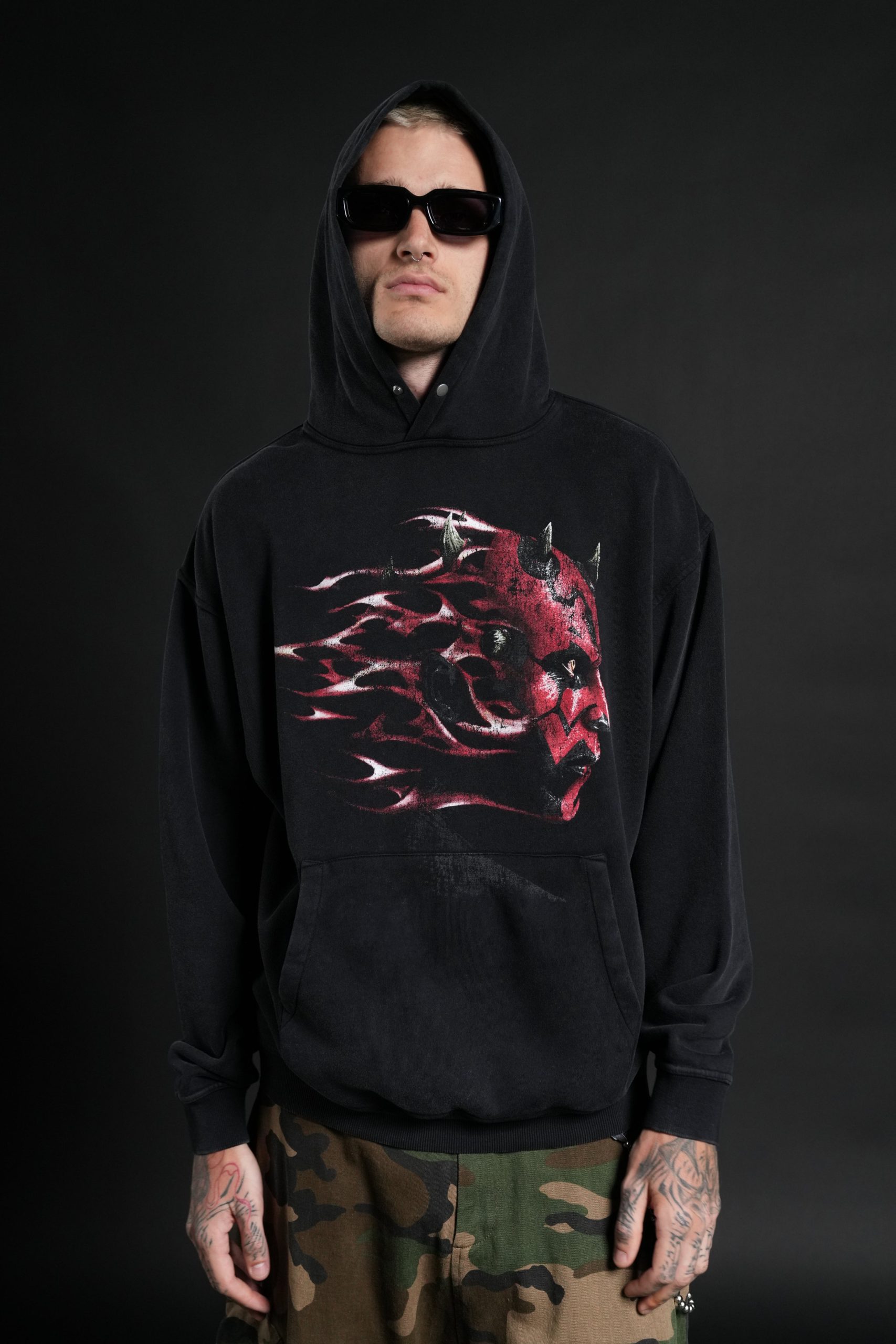 Sith Inferno Pierce Hoodie in Black - Image 4