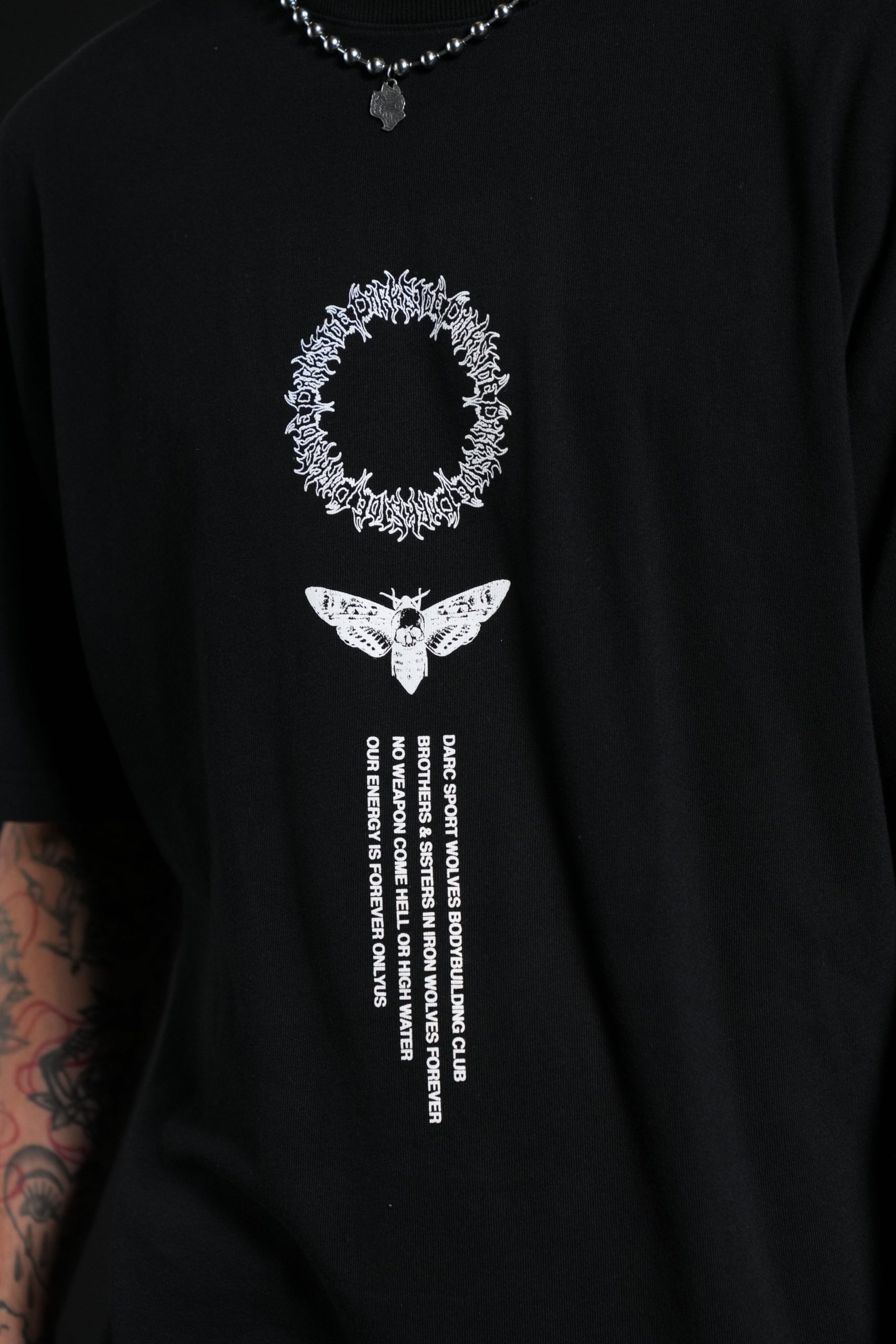 Dark Side Frvr Premium Oversized Tee in Black - Image 7