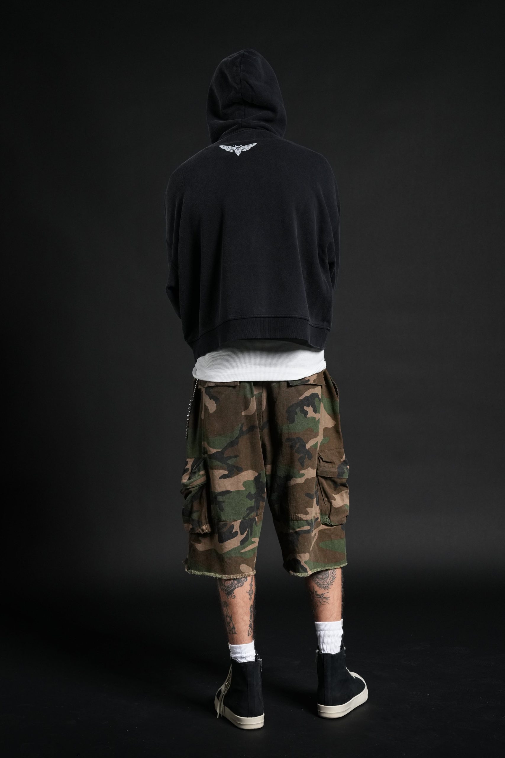 Race Inferno Vex Double Zip Hoodie in Black - Image 7