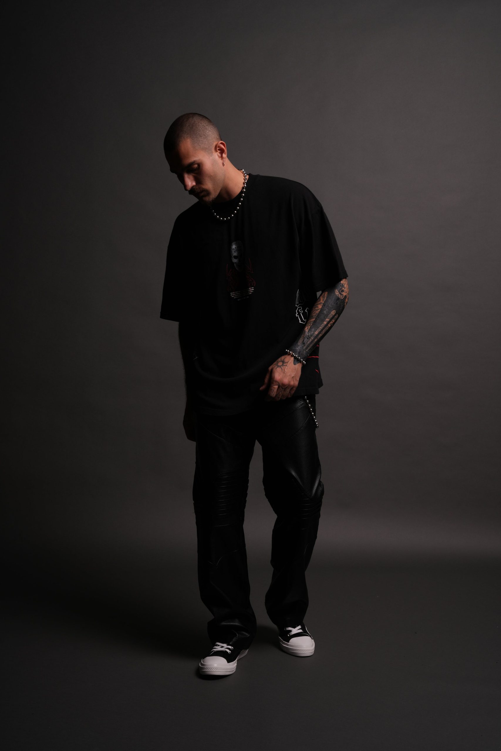Austin 3:16 Premium Oversized Tee in Black - Image 6