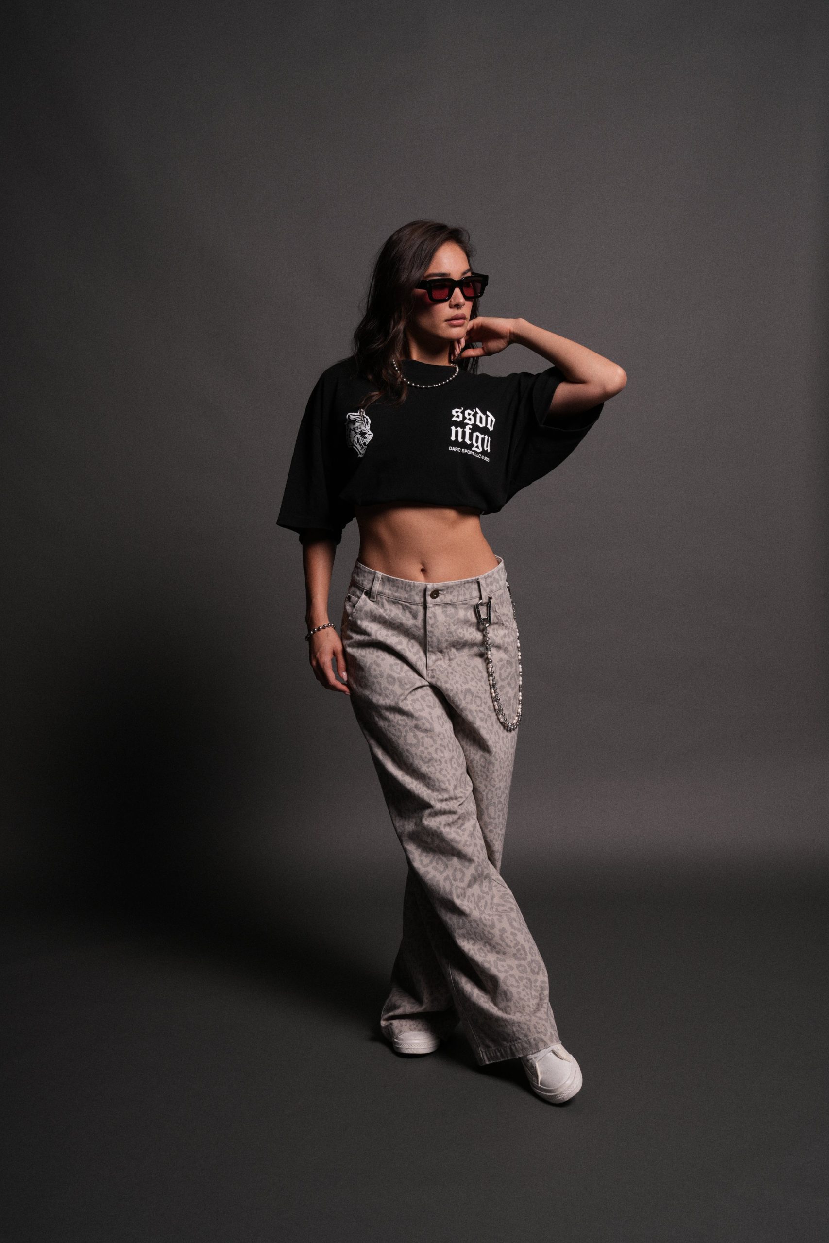 Born Stoic Premium Oversized Tee in Black - Image 5