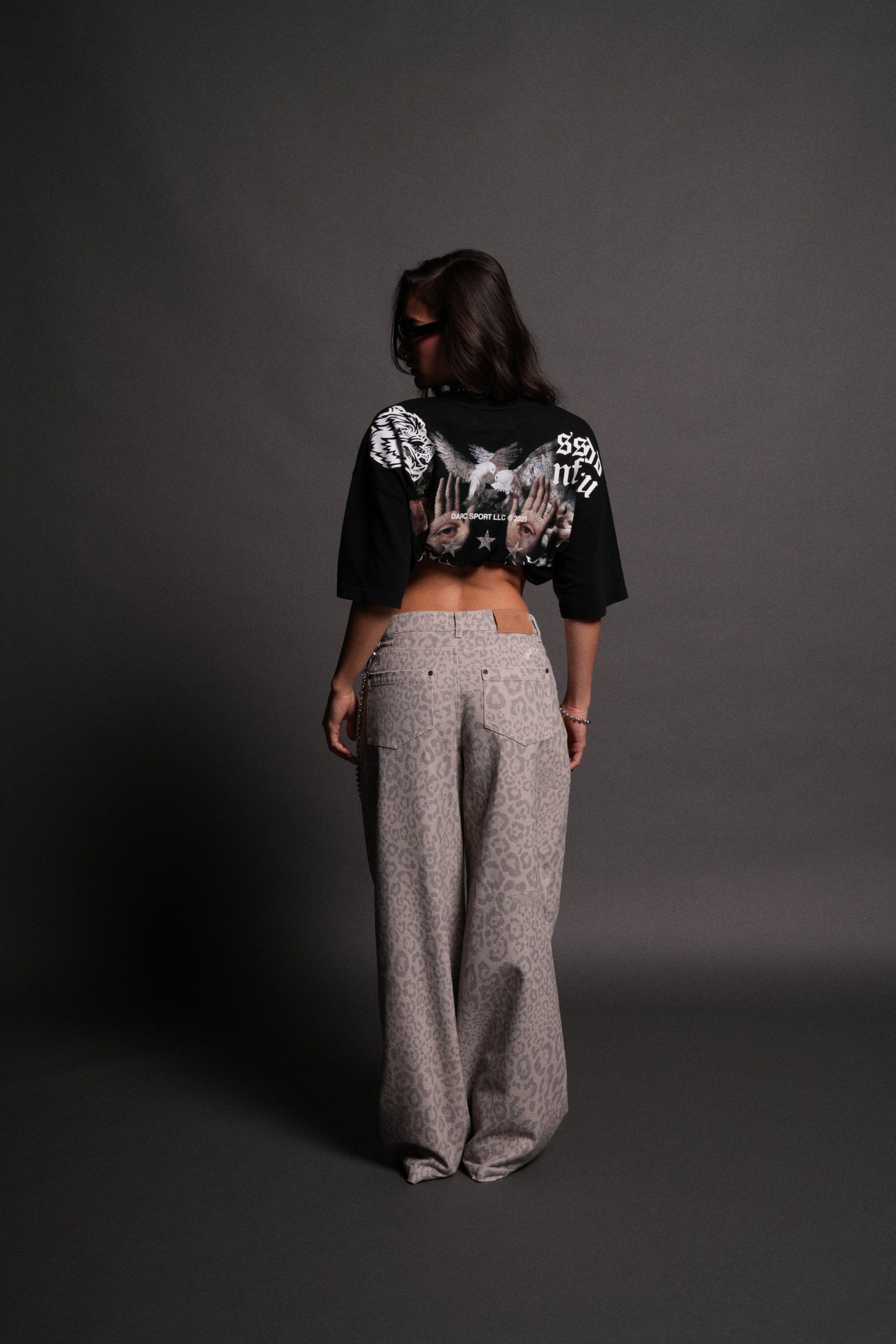 Born Stoic Premium Oversized Tee in Black - Image 6