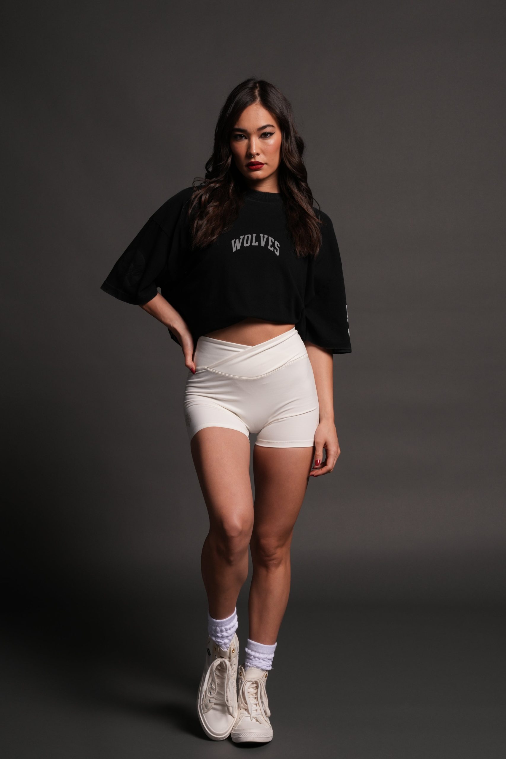 La Ca Frvr Premium Oversized Tee in Black - Image 16