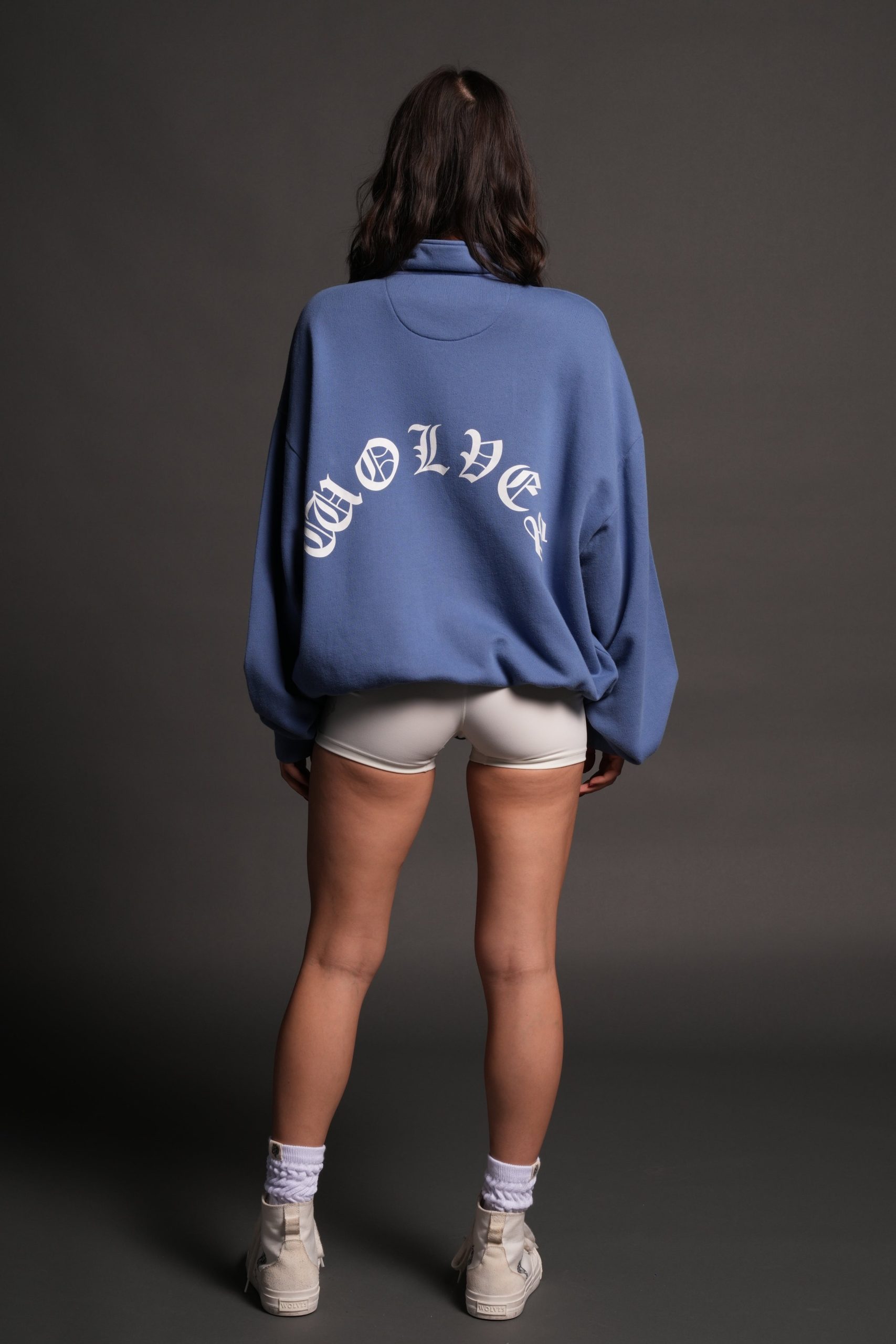La Wolves V2 Duke 1/4 Zip Mock Neck in La Blue - Image 15