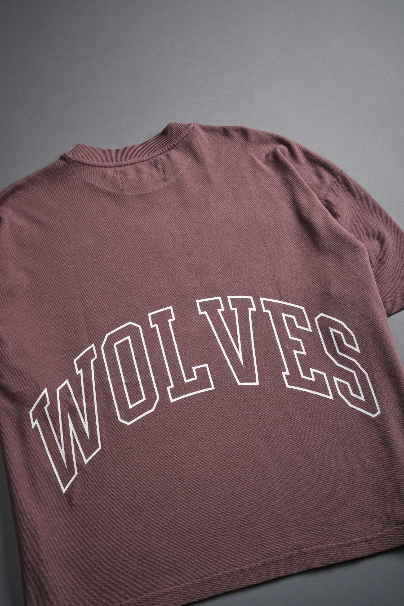 Wolf of the Flame Premium Box Cut Tee in Mauve - Image 8