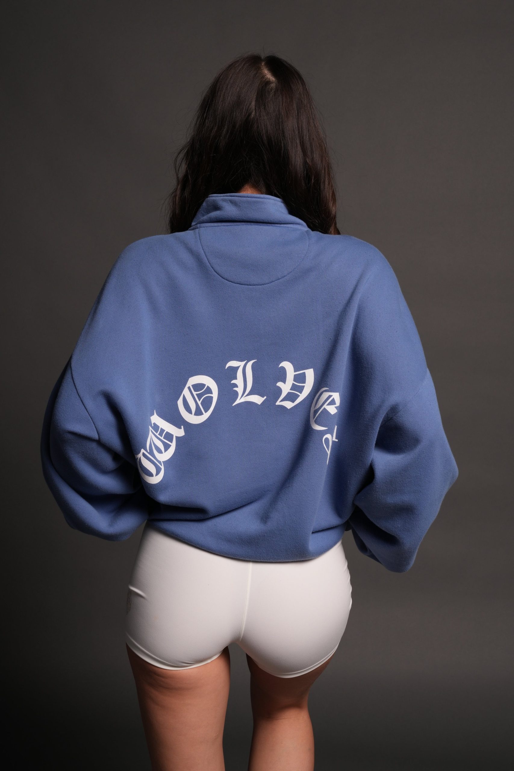 La Wolves V2 Duke 1/4 Zip Mock Neck in La Blue - Image 13
