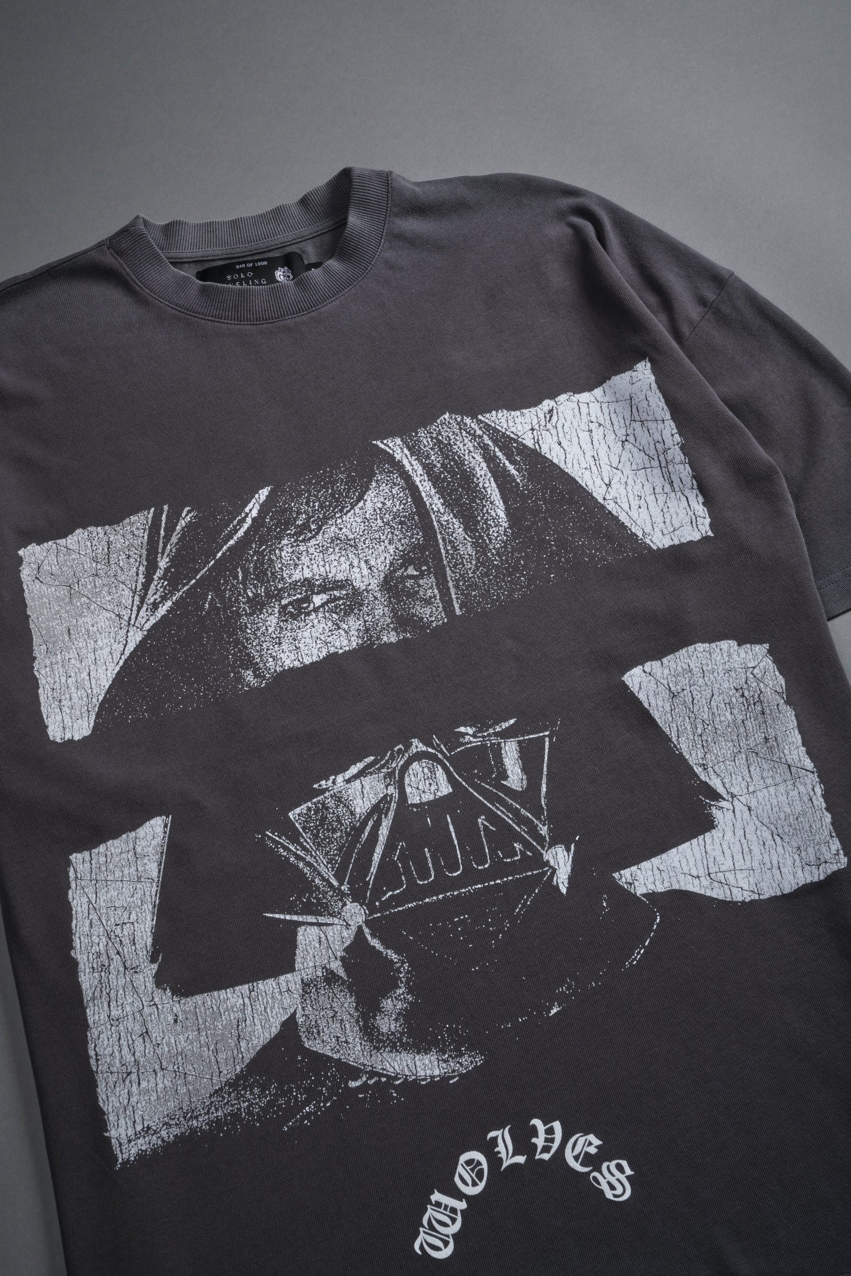 Inner Darkness Premium Oversized Tee in Wolf Gray - Image 3
