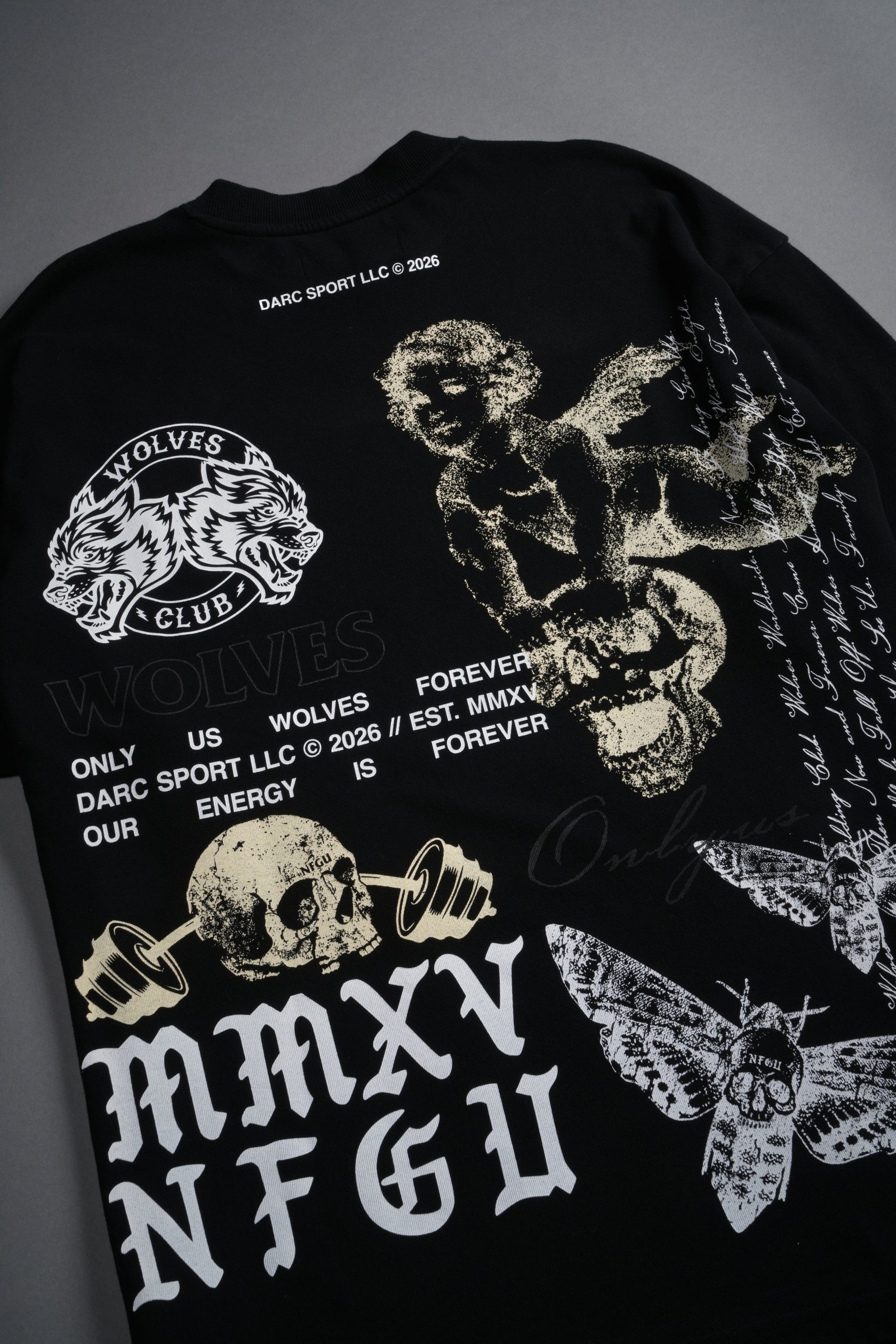 Hollow Virtue Premium Oversized Tee in Black - Image 8