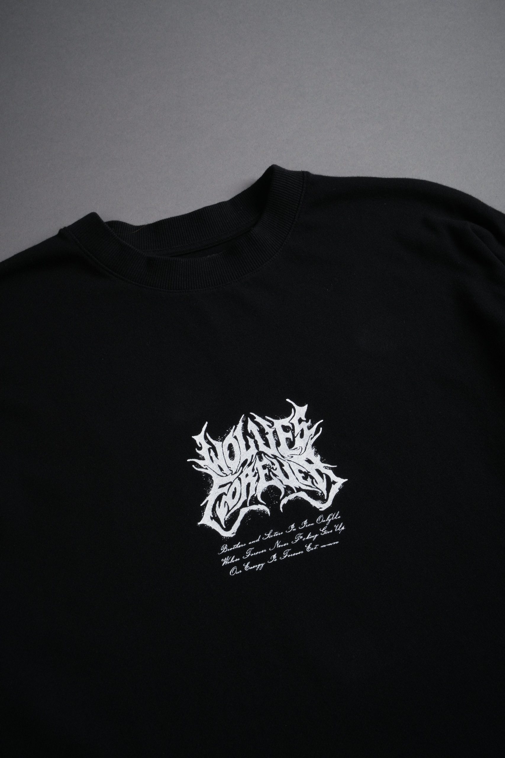 Sheer Loyalty Premium Oversized Tee in Black - Image 7