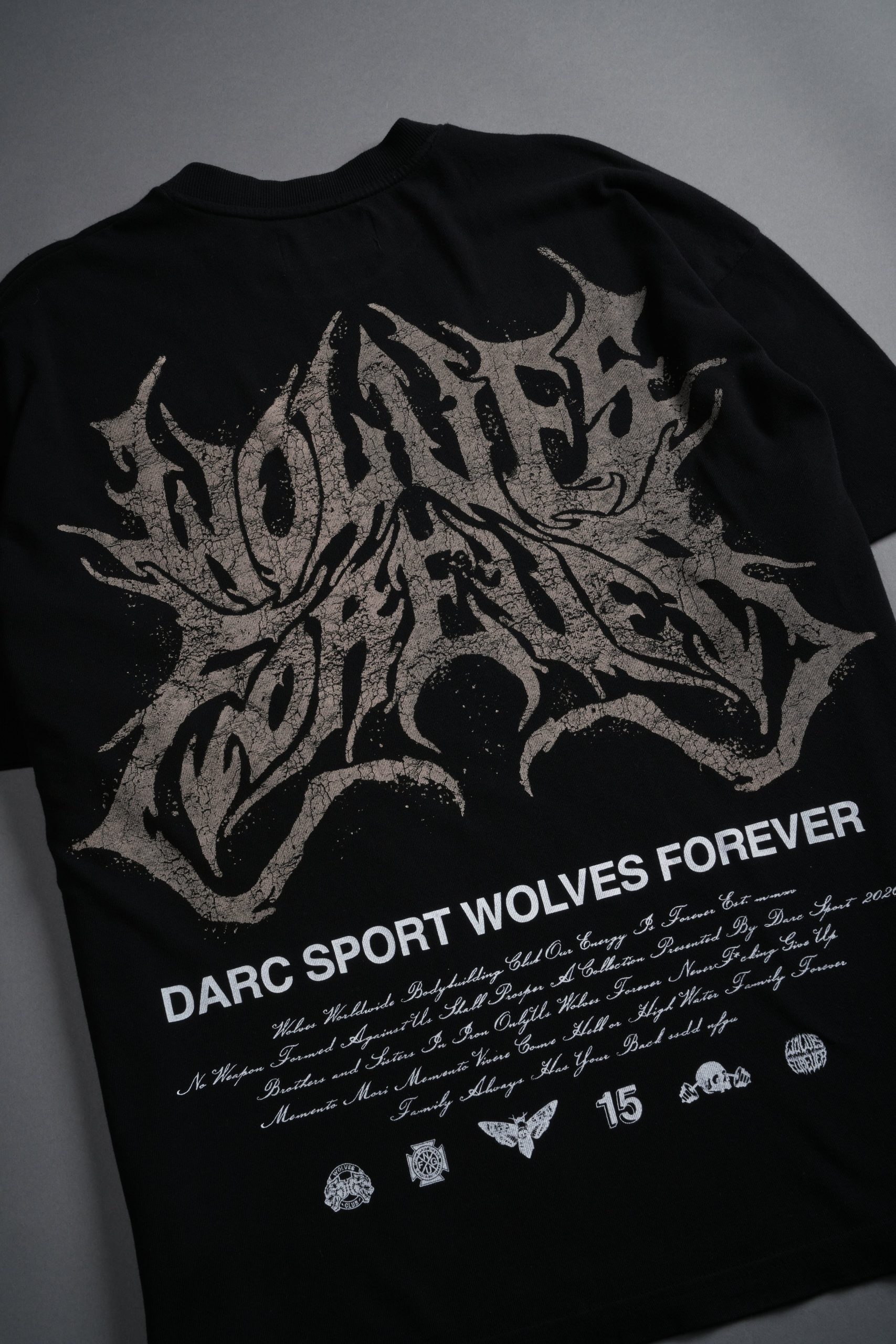 Sheer Loyalty Premium Oversized Tee in Black - Image 8